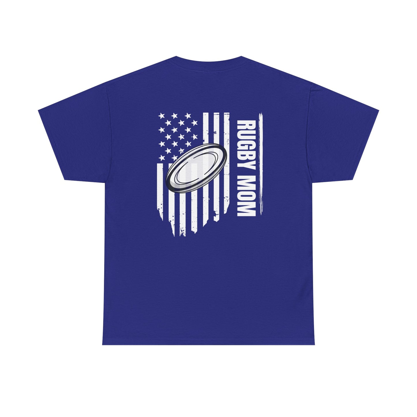 RUGBY mom America - Stylish Football Graphic Tee for Game Day Enthusiasts
