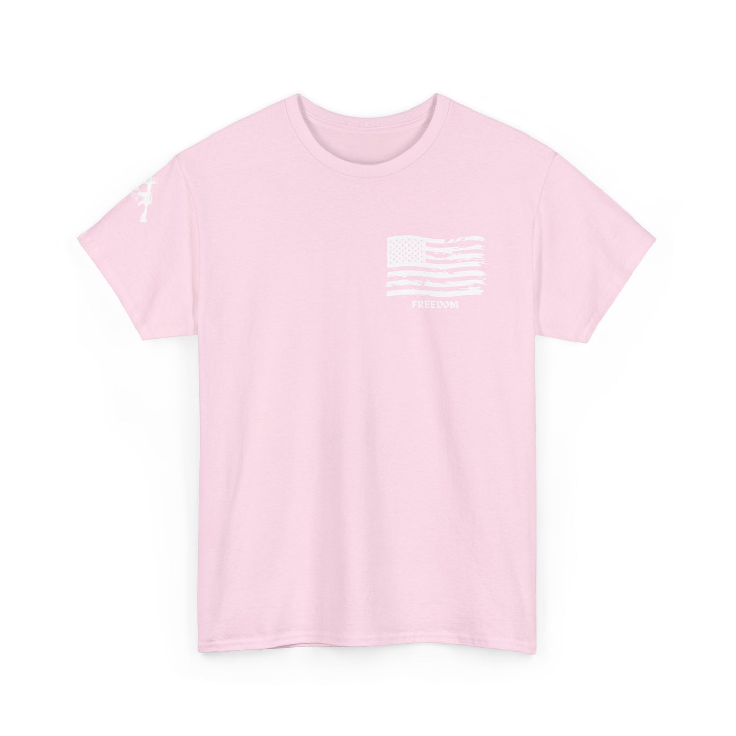 Patriotic Freedom Flag Unisex Heavy Cotton Tee