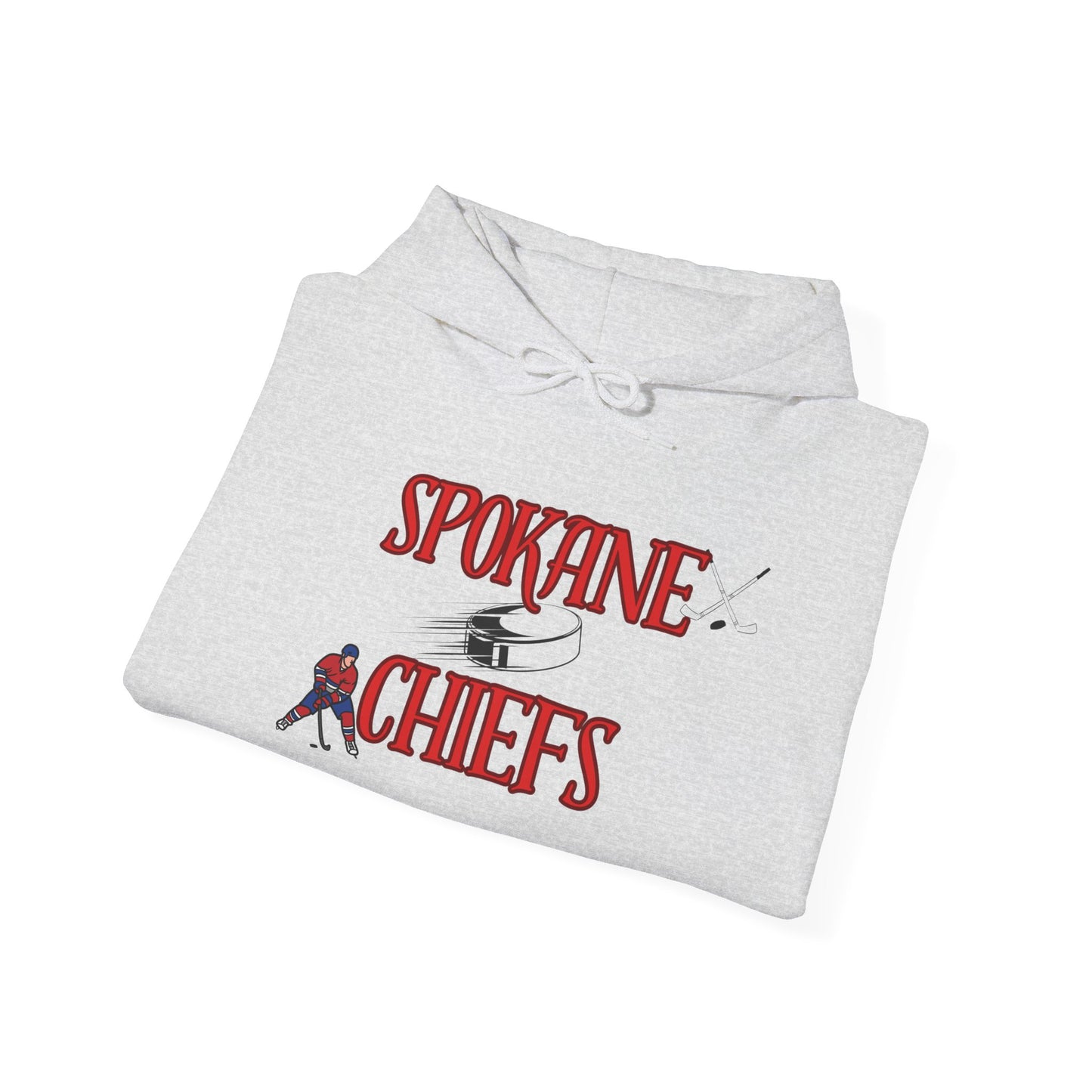 Spokane Chiefs  Red Hockey Sweatshirt | Unisex Heavy Blend™ Hooded Sweatshirt for Fans " Got Chirps?"