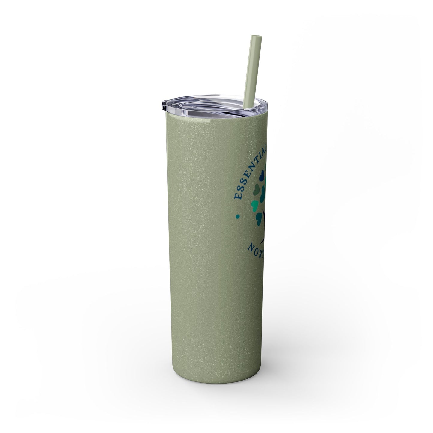 * Custom * Essential Home Care 20oz Skinny Tumbler with Straw