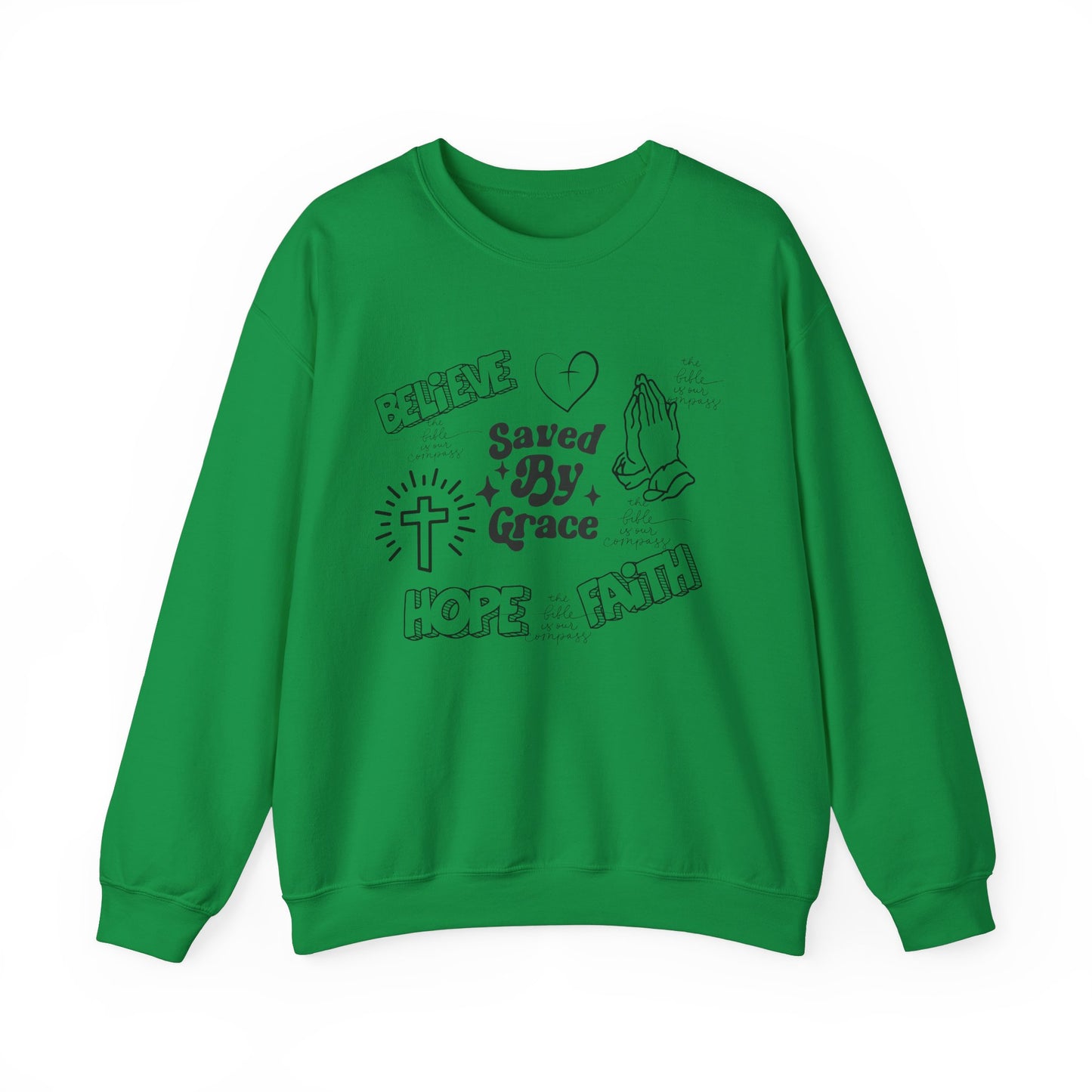 Faith & Grace Crewneck Sweatshirt - Unisex Heavy Blend™ - Perfect for Everyday Inspiration
