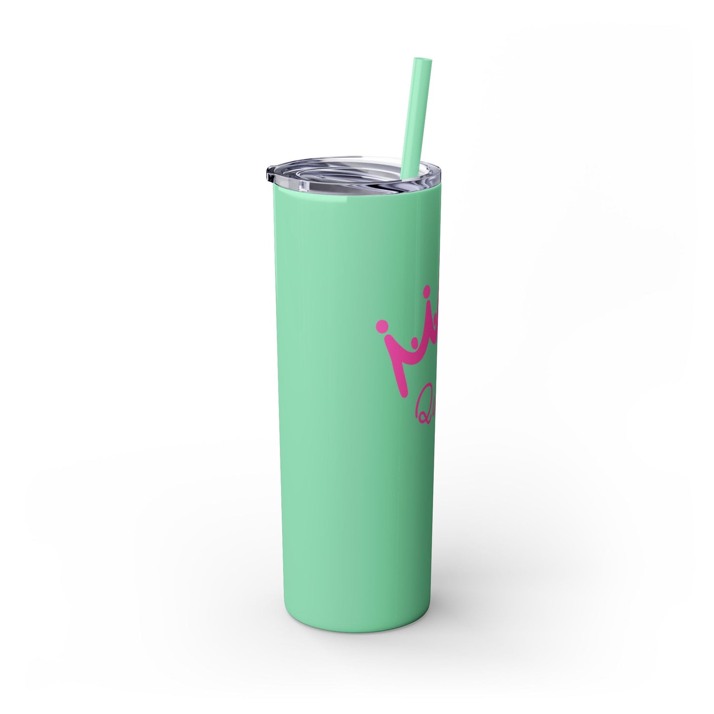 Queen Skinny Tumbler with Straw - 20oz, Perfect for Royal Drinkers, Pageant