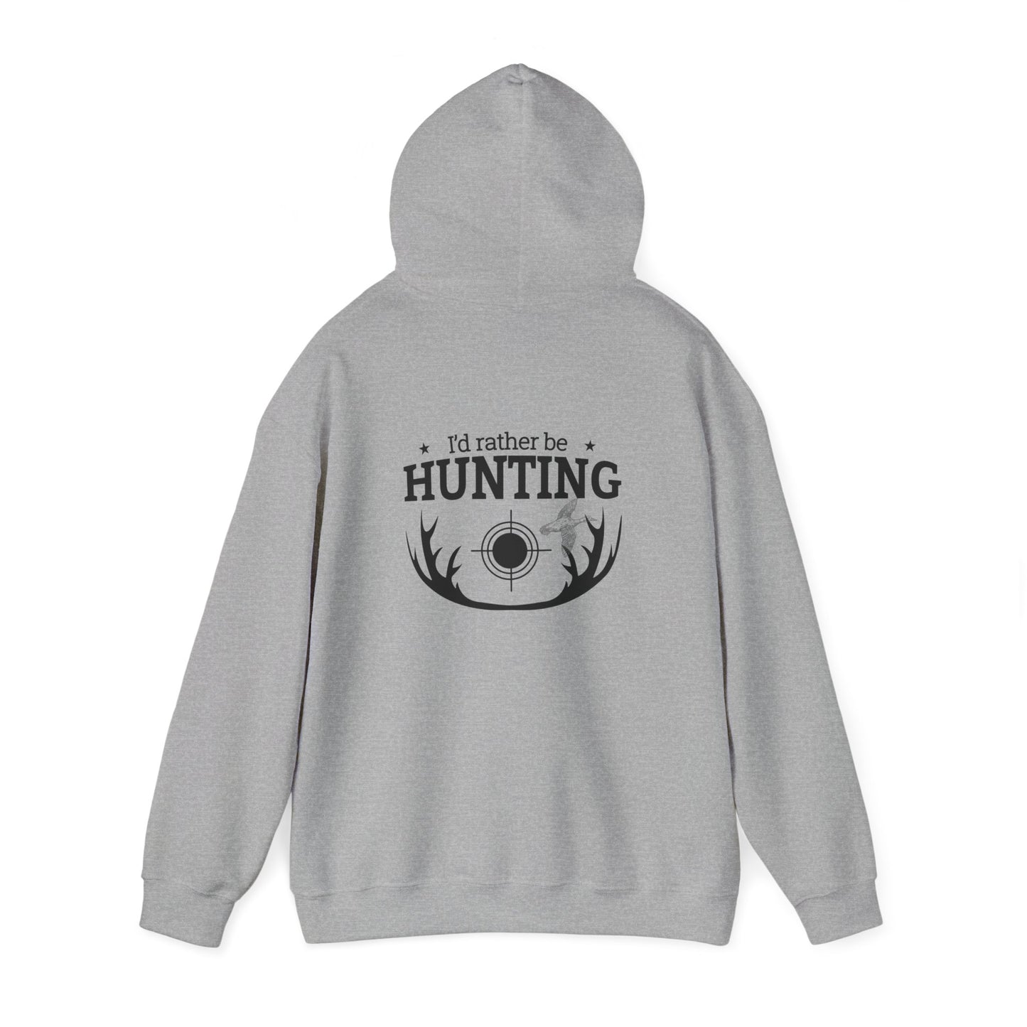 I'd Rather Be Hunting Unisex Heavy Blend Hoodie - Comfortable Outdoor Apparel