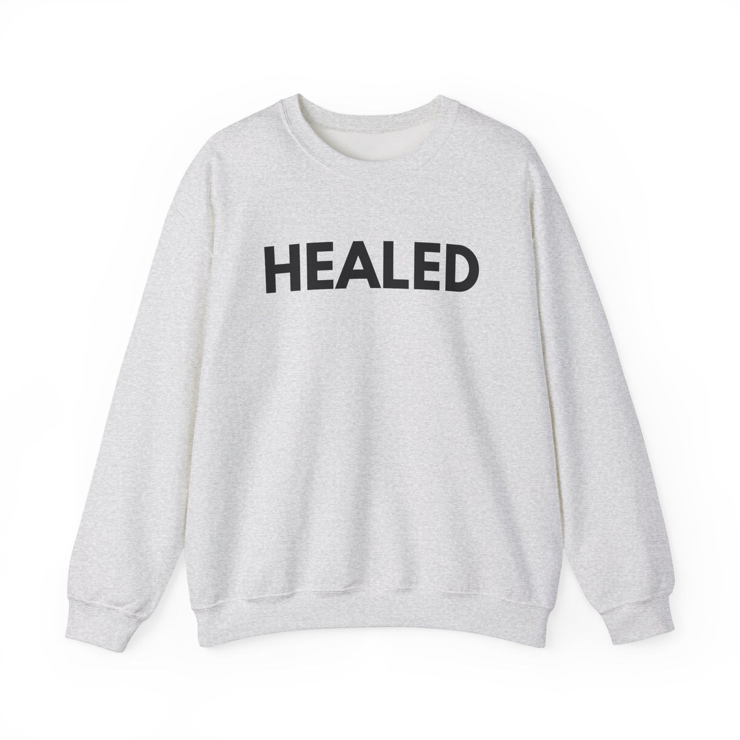 Healed Godly Unisex Heavy Blend™ Crewneck Sweatshirt - Cozy Comfort for Self-Care and Recovery