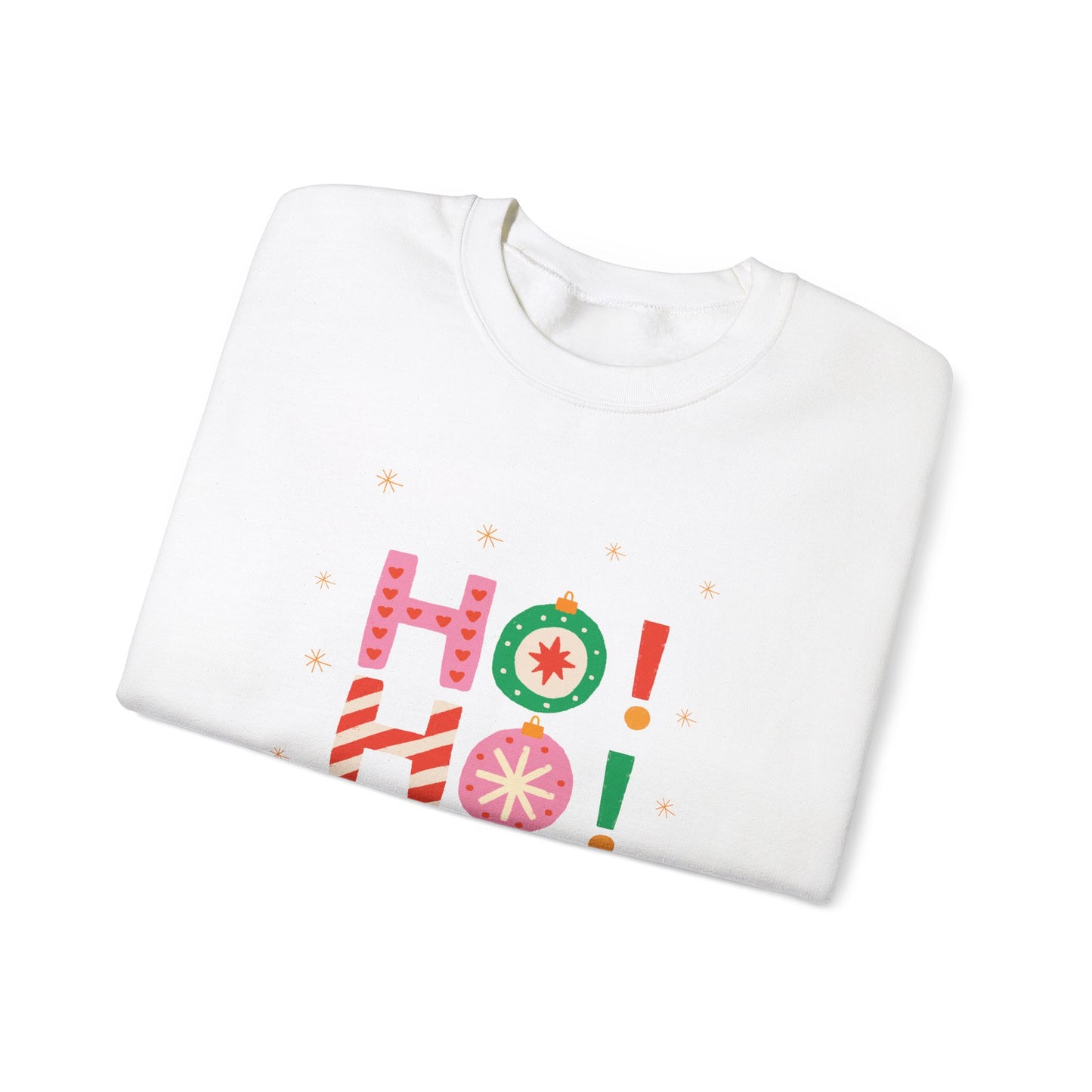 Festive 'Ho Ho Ho!' Unisex Heavy Blend™ Crewneck Sweatshirt