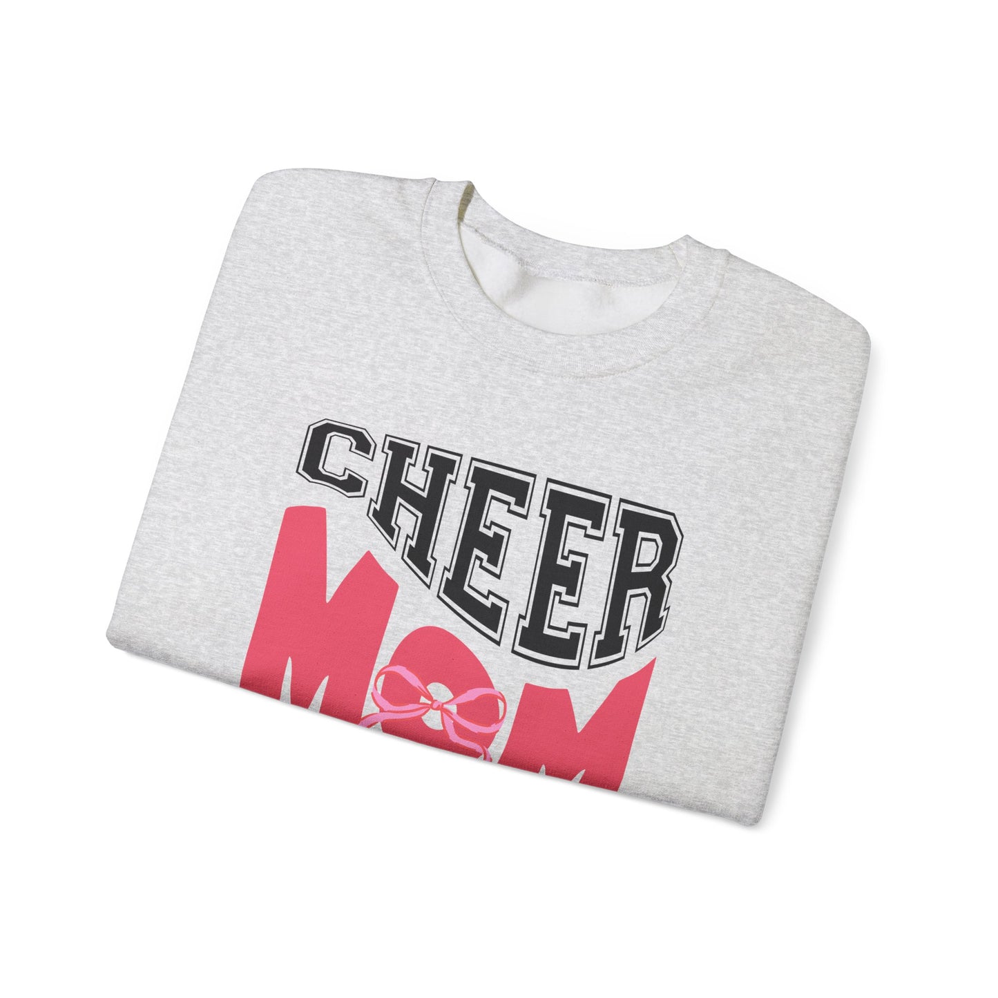 Cheer Mom Unisex Heavy Blend Crewneck Sweatshirt - Perfect Gift for Cheerleading Moms