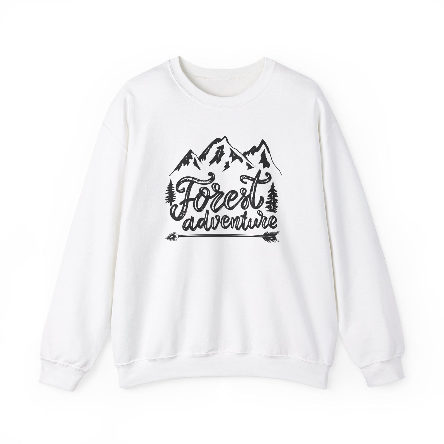 Forest Adventure Unisex Heavy Blend Crewneck Sweatshirt | Perfect for Outdoor Lovers