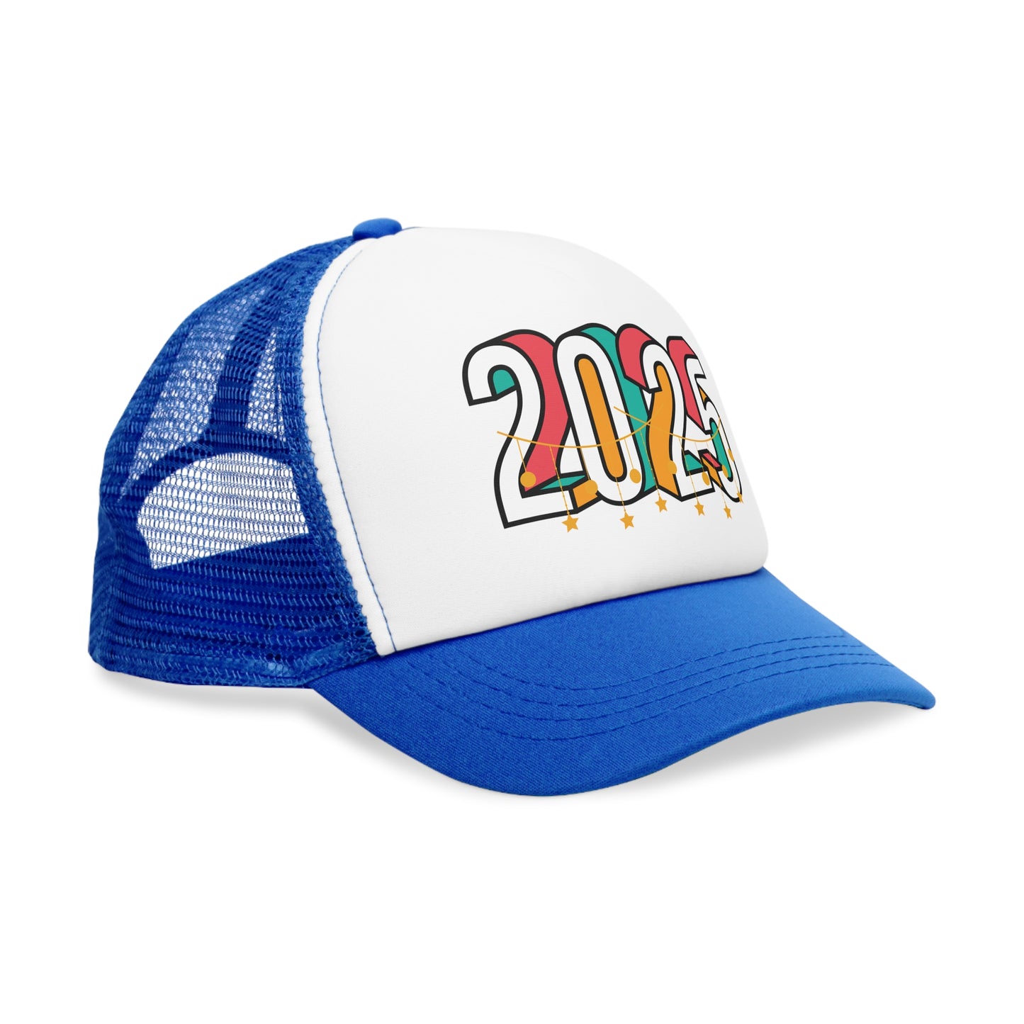 New Years Retro 2025 Mesh Cap - Perfect for Celebrations and Everyday Style