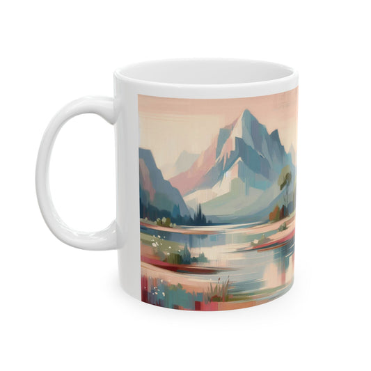 Serene Landscape Ceramic Mug - Perfect for Nature Lovers
