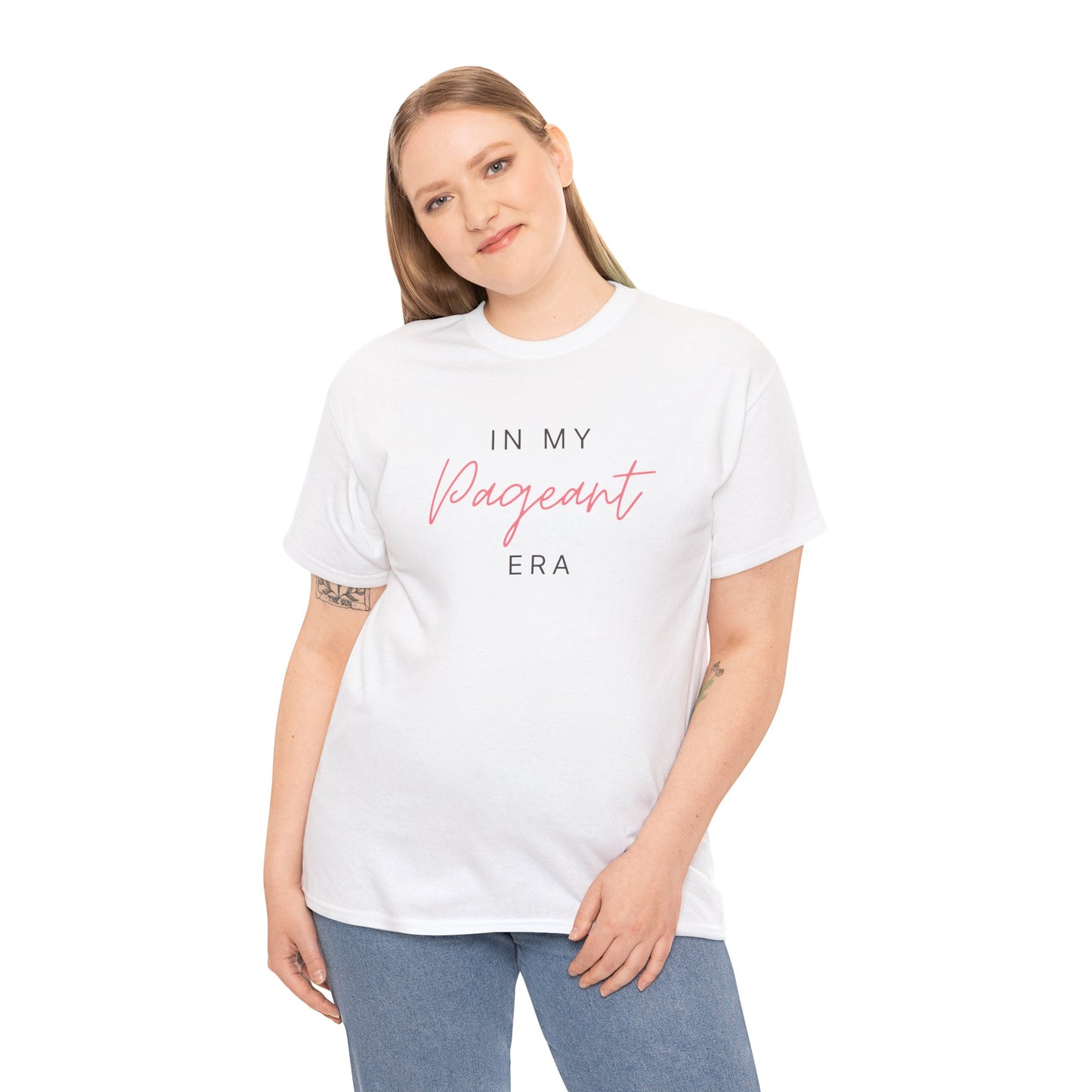 In My Pageant Era Unisex Heavy Cotton Tee - Trendy Casual Wear for Pageant Lovers