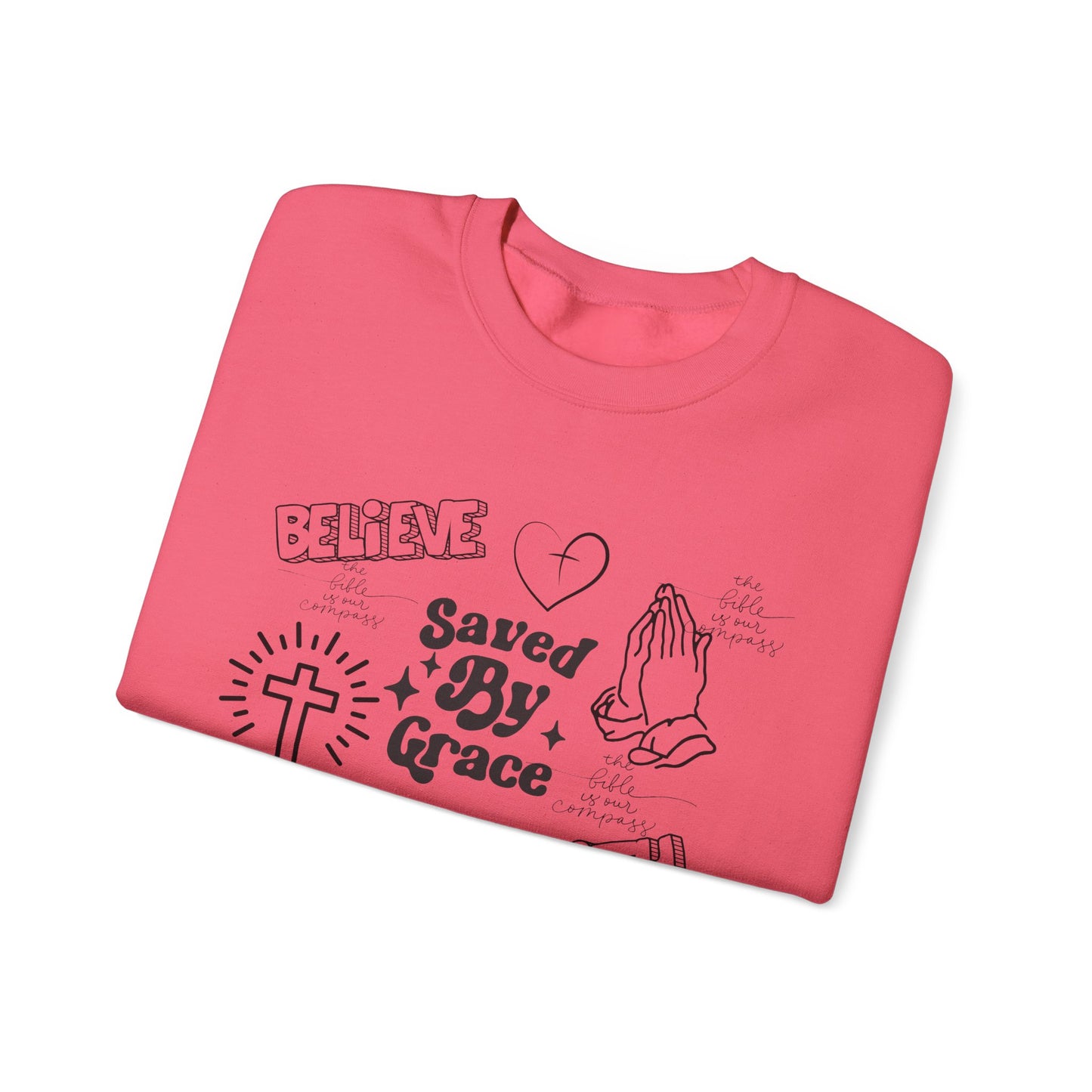 Faith & Grace Crewneck Sweatshirt - Unisex Heavy Blend™ - Perfect for Everyday Inspiration