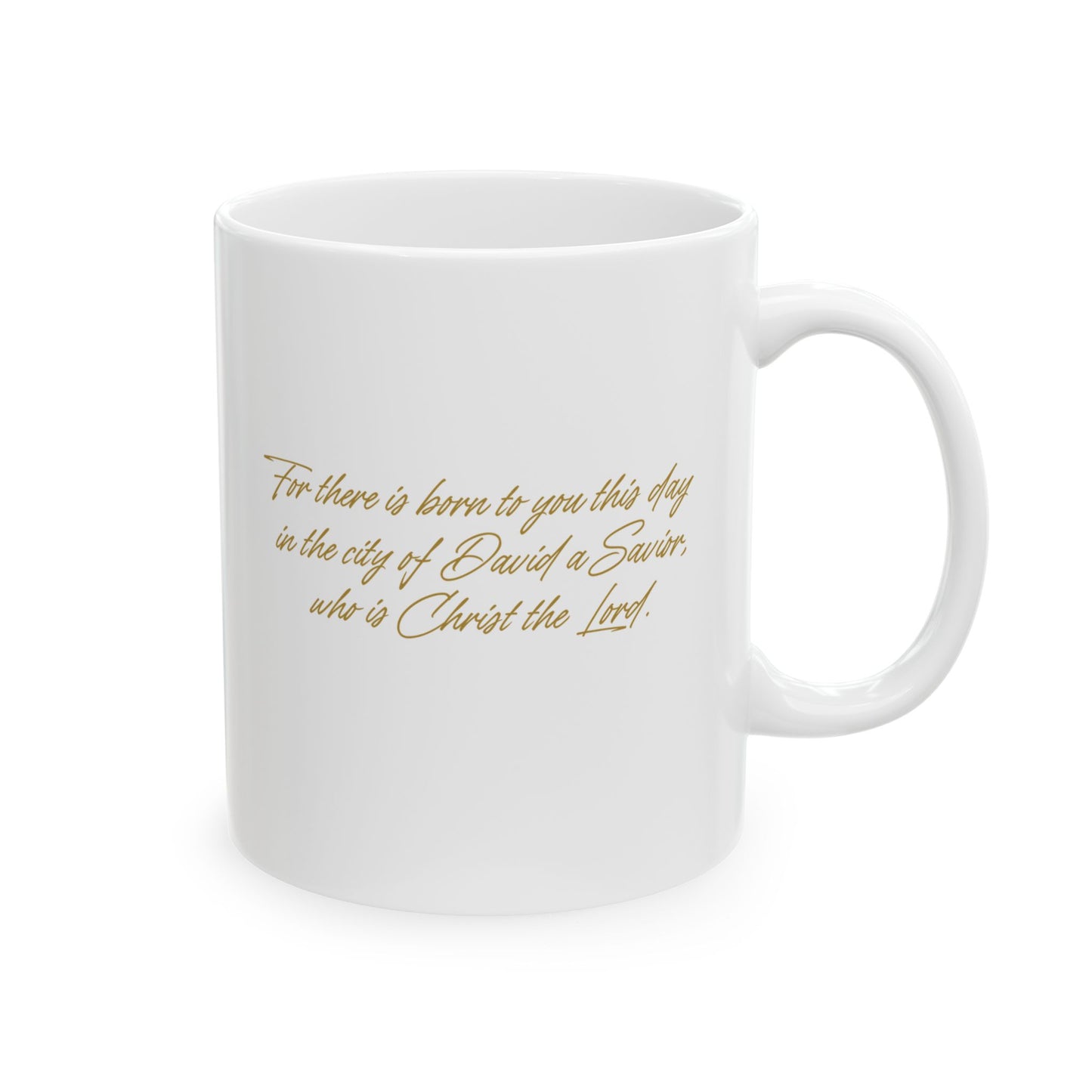 Inspirational Ceramic Mug - Motivational Jesus Quote for Daily Joy