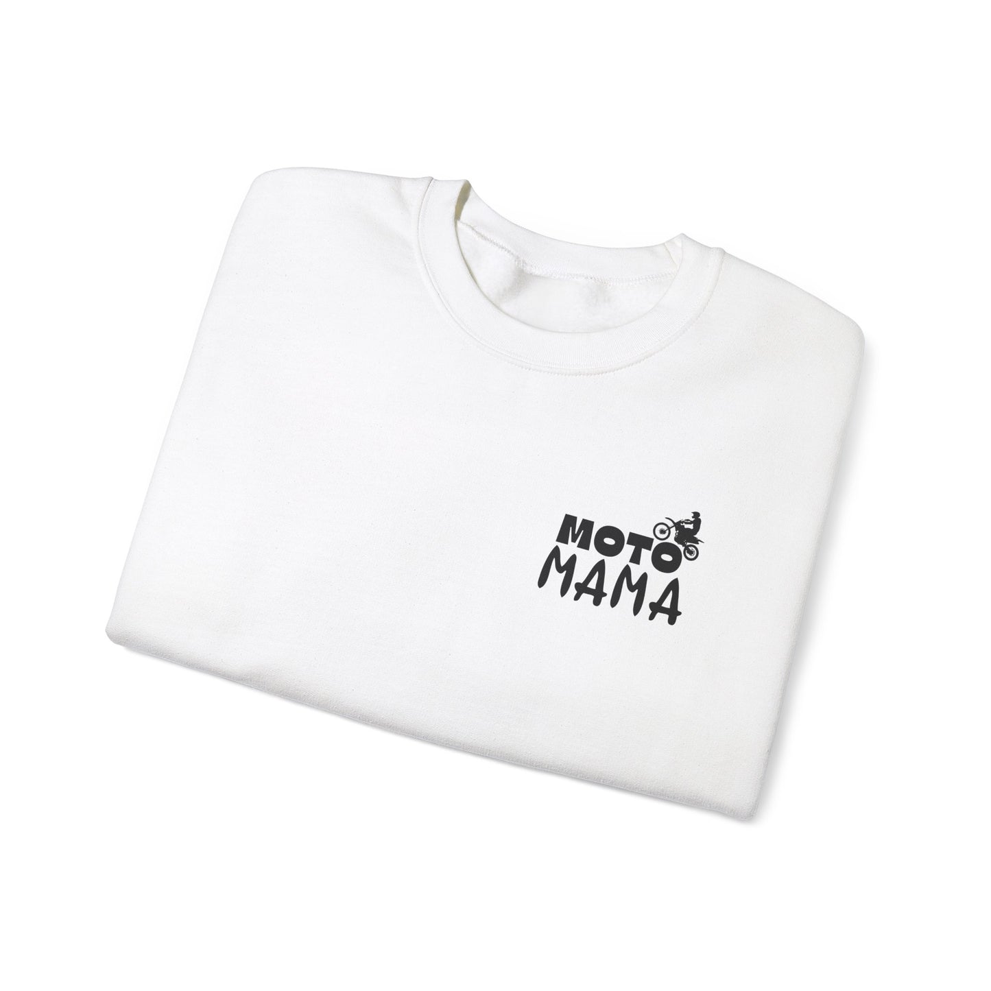 Moto Mama Unisex Heavy Blend™ Crewneck Sweatshirt - Perfect Gift for Motorcycle Moms