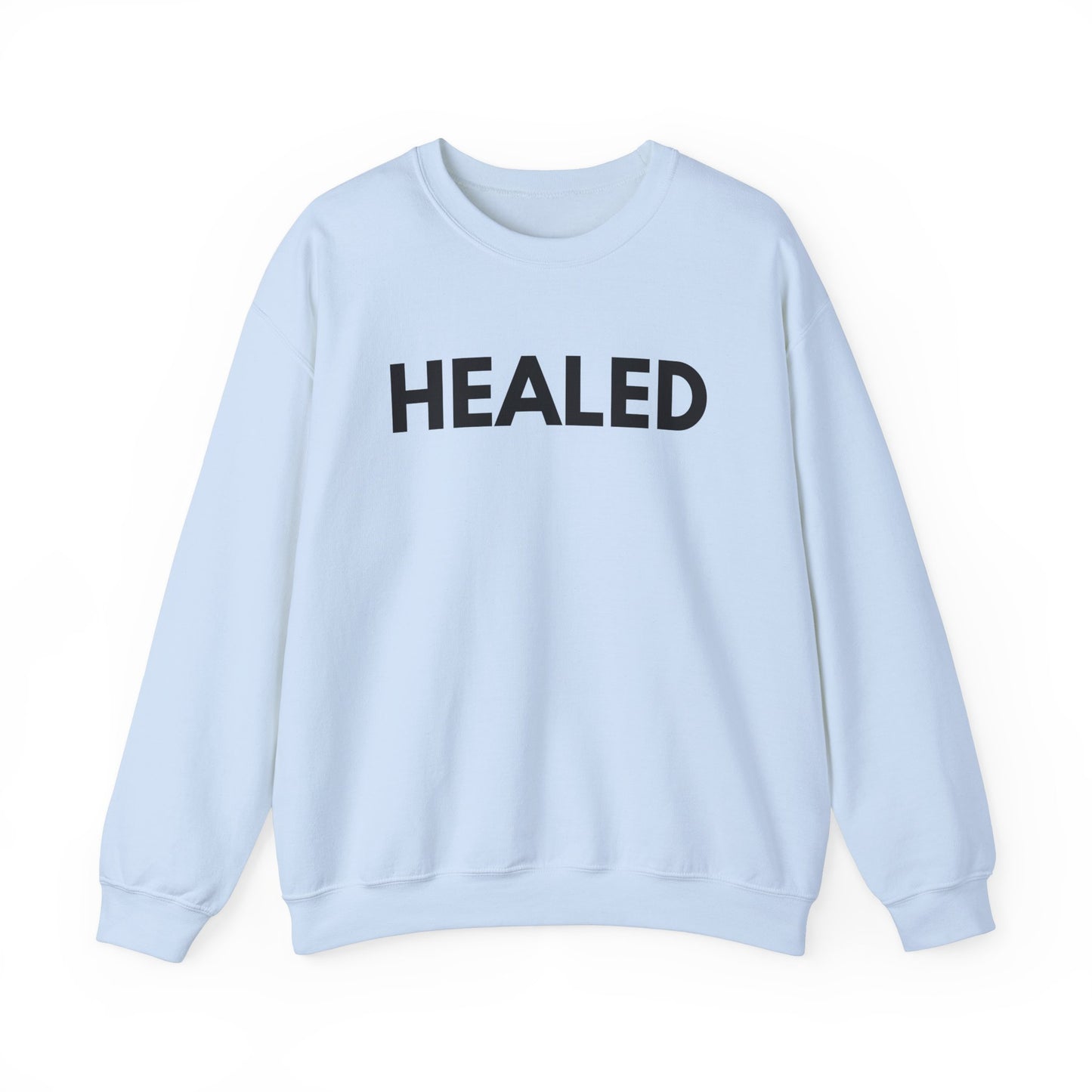 Healed Godly Unisex Heavy Blend™ Crewneck Sweatshirt - Cozy Comfort for Self-Care and Recovery