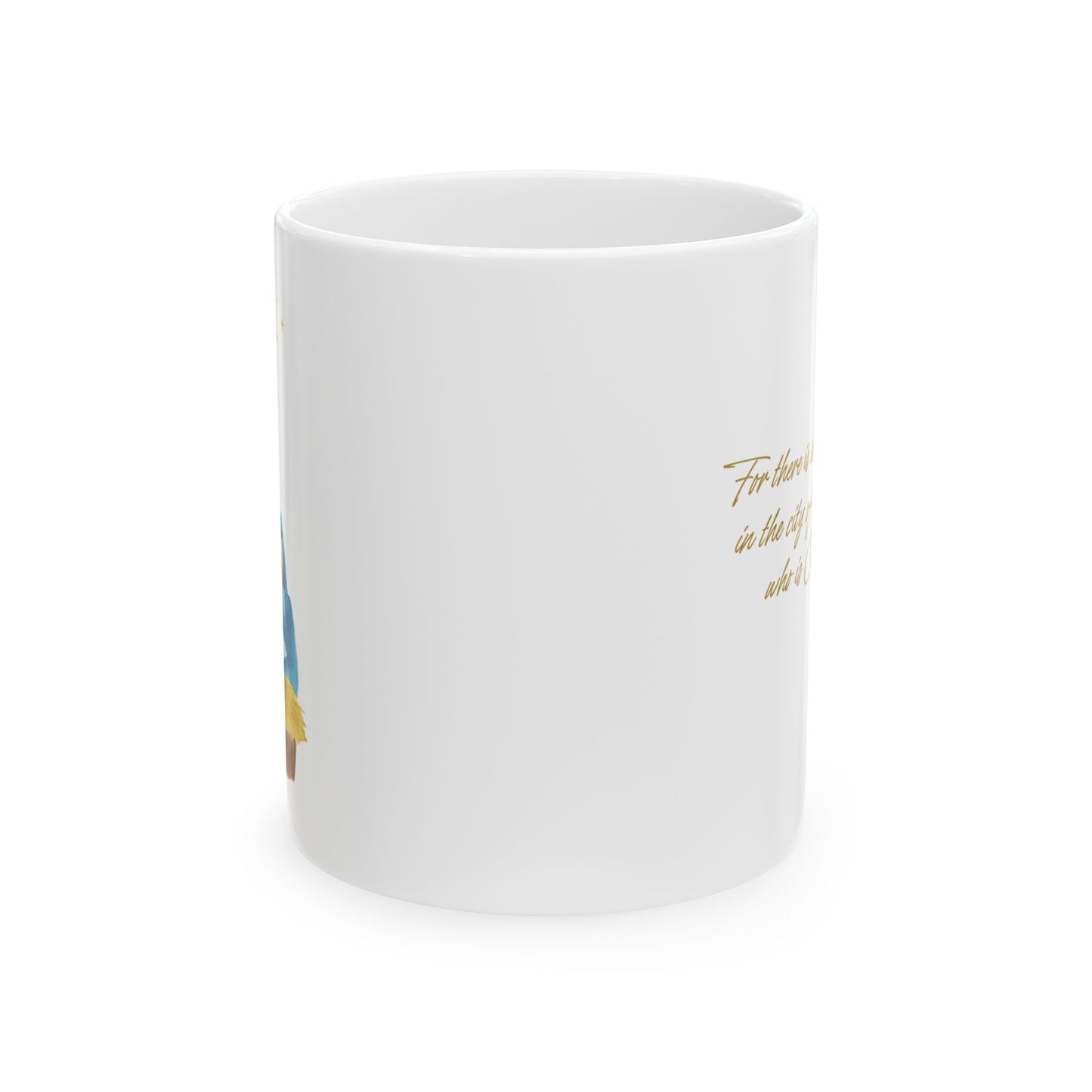 Inspirational Ceramic Mug - Motivational Jesus Quote for Daily Joy