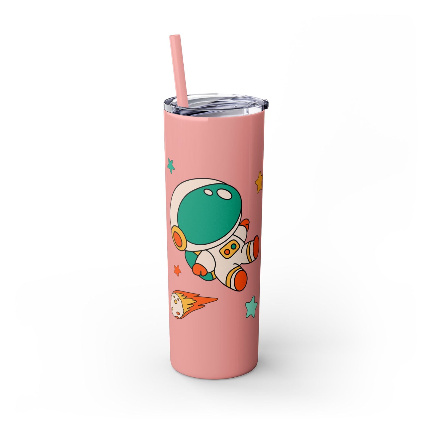 Go to the Stars Skinny Tumbler with Straw - 20oz Space Theme Drinkware