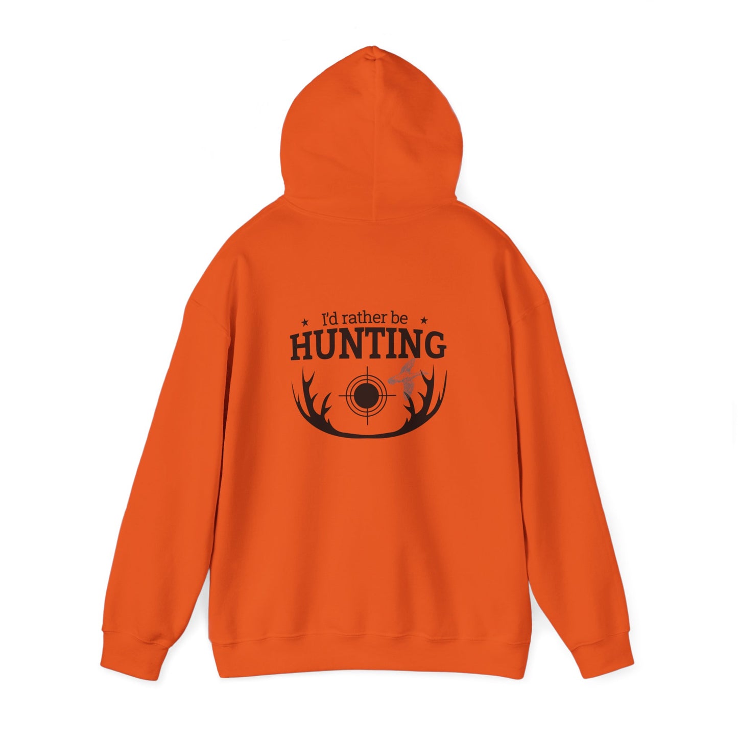 I'd Rather Be Hunting Unisex Heavy Blend Hoodie - Comfortable Outdoor Apparel