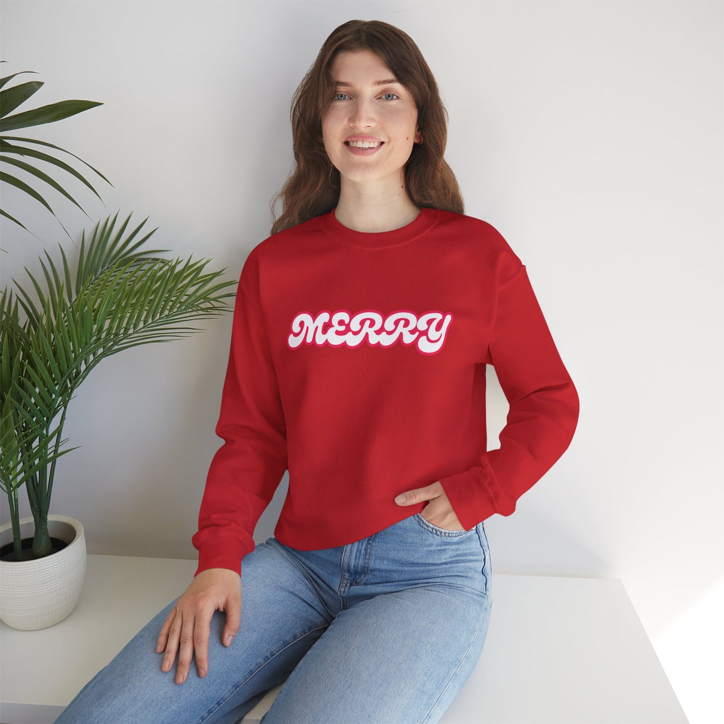 Bubbly MERRY - Unisex Heavy Blend™ Crewneck Sweatshirt