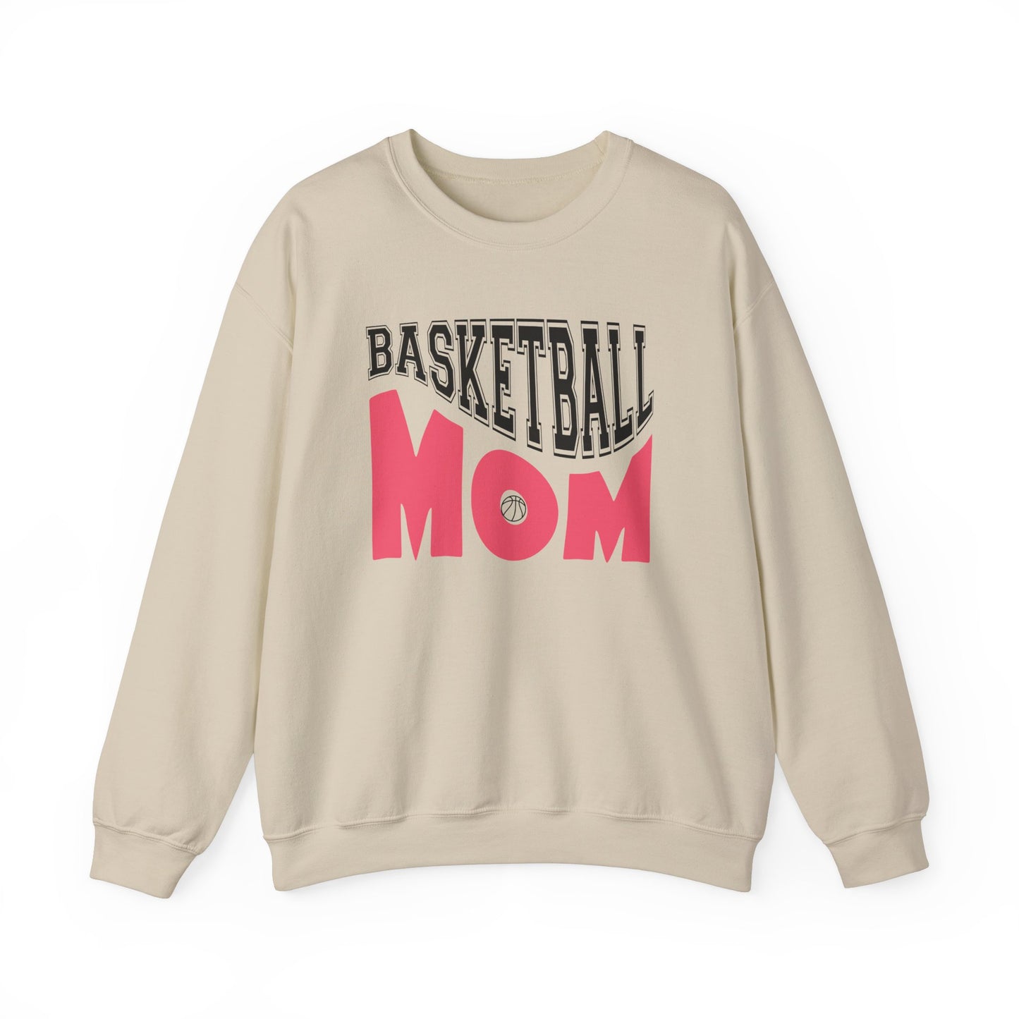 Basketball Mom Unisex Heavy Blend™ Crewneck Sweatshirt - Perfect Gift for Sports Moms