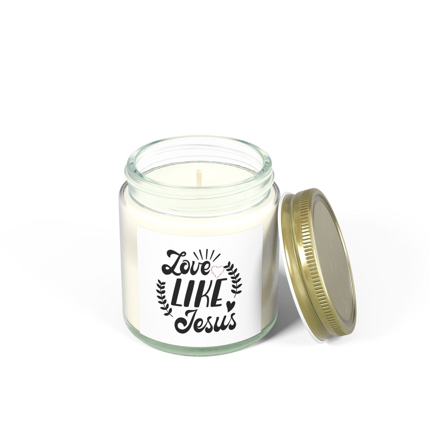 Love Like Jesus Scented Candle - Coconut Apricot Wax (4oz, 9oz)