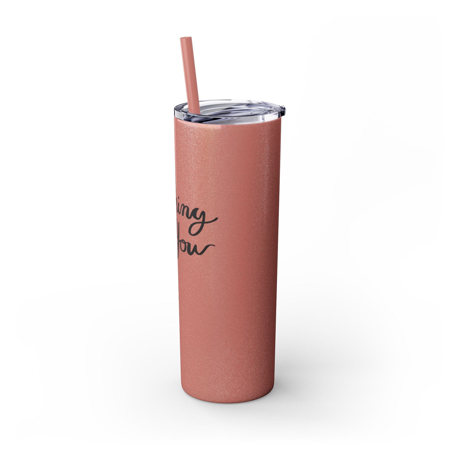 Thoughtful Thinking of You Skinny Tumbler with Straw - 20oz