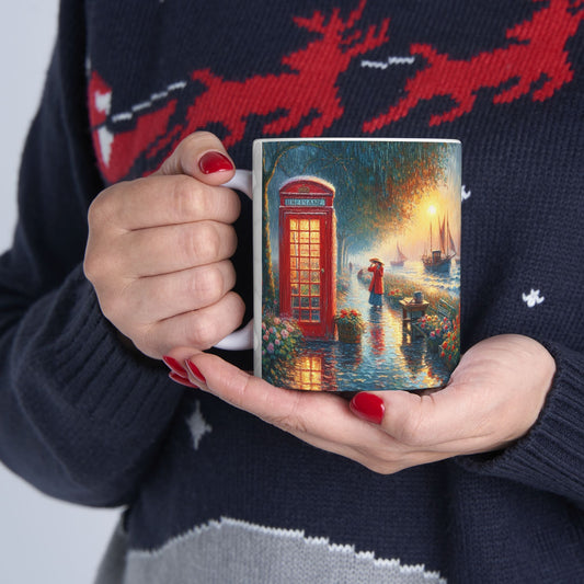Charming Ceramic Mug with Scenic Artwork | Perfect Gift for Any Occasion
