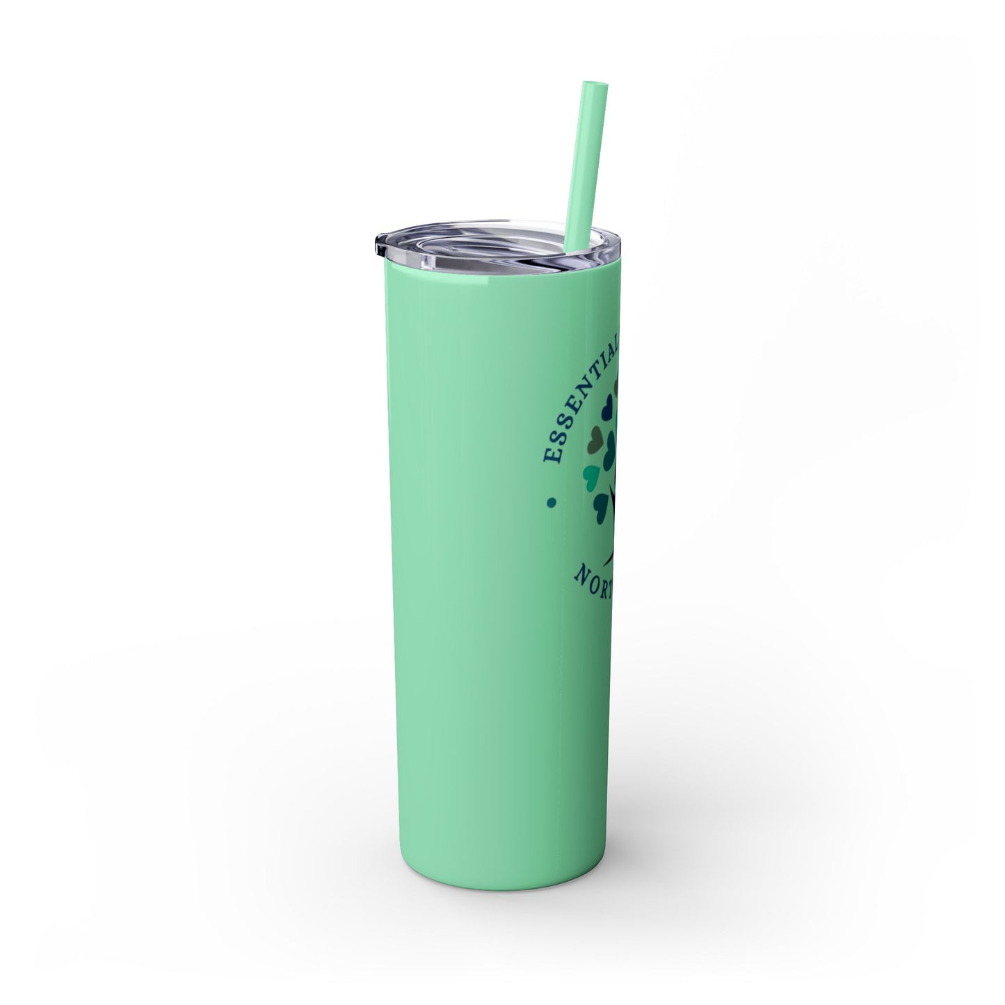 * Custom * Essential Home Care 20oz Skinny Tumbler with Straw