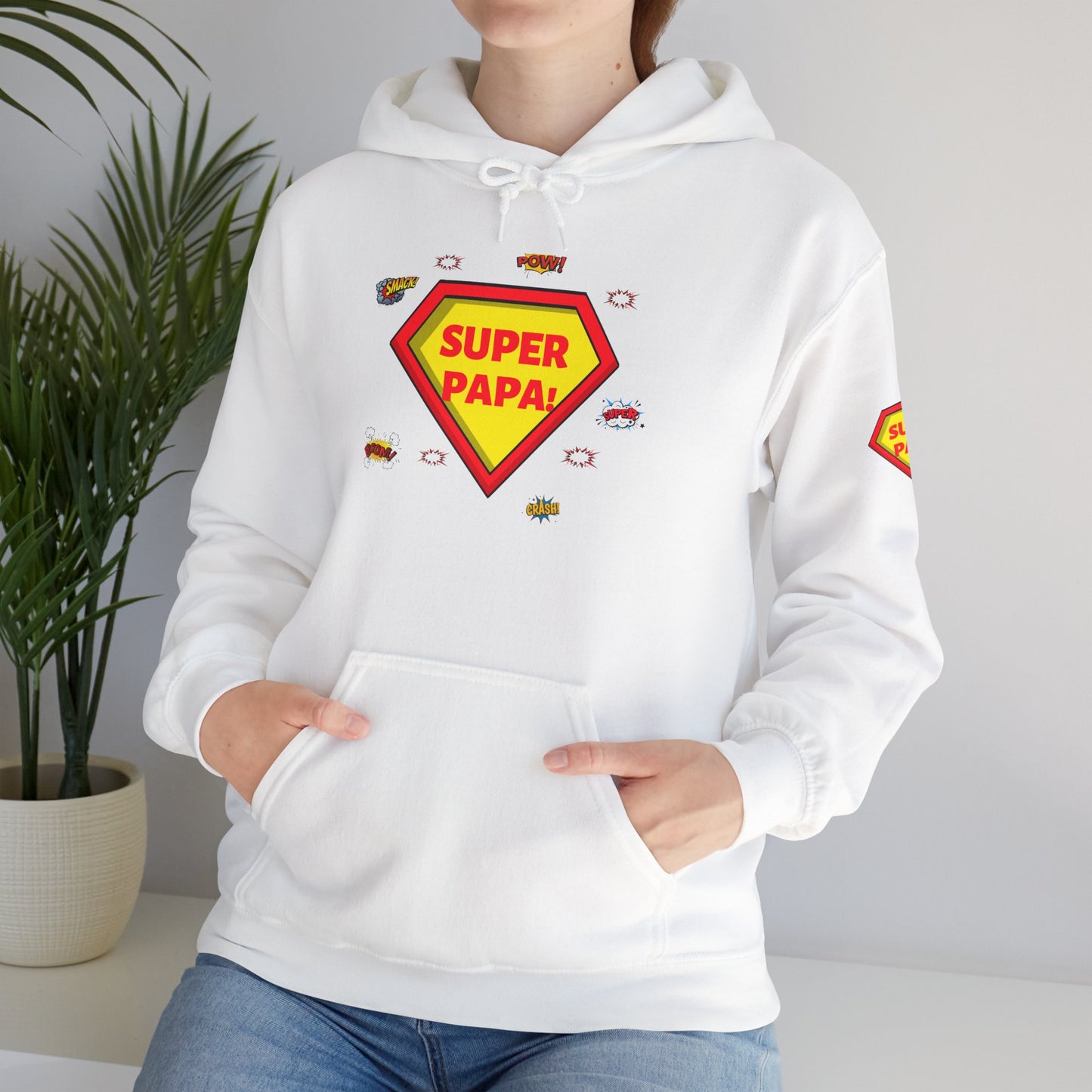 Super Papa! Hooded Sweatshirt - Unisex Heavy Blend™ for Dads