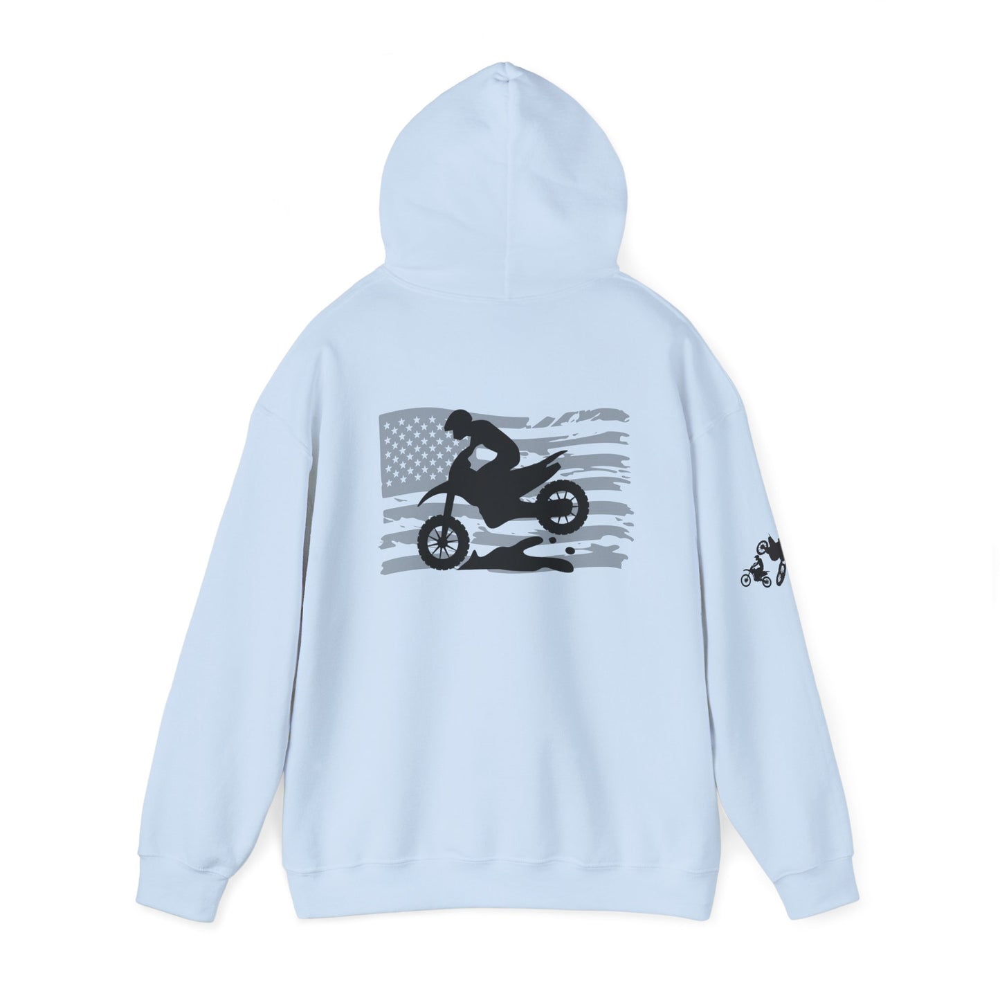 Race Dad Unisex Heavy Blend™ Hoodie - Perfect Gift for Motorbike Enthusiasts