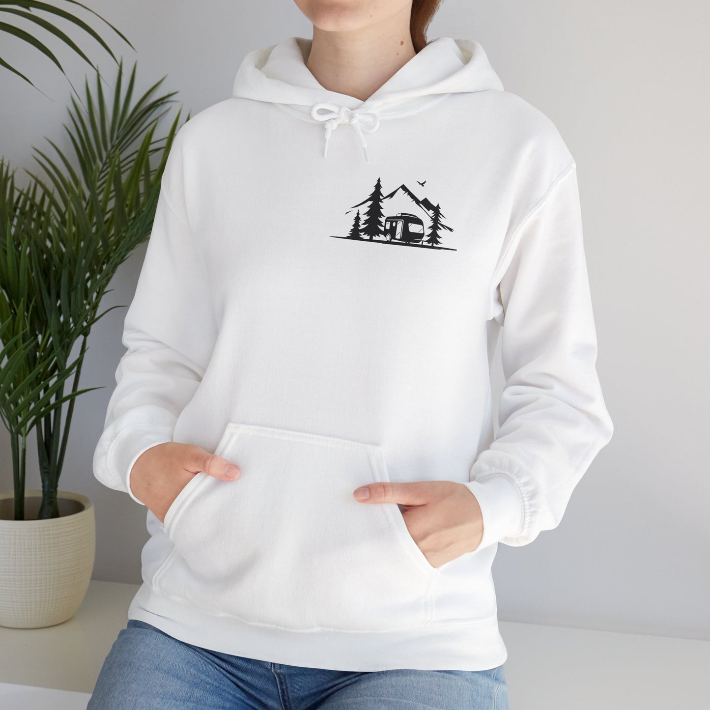 Camp Vibes Unisex Heavy Blend™ Hooded Sweatshirt - "A Bad Day Camping is Better than a Good Day Working"