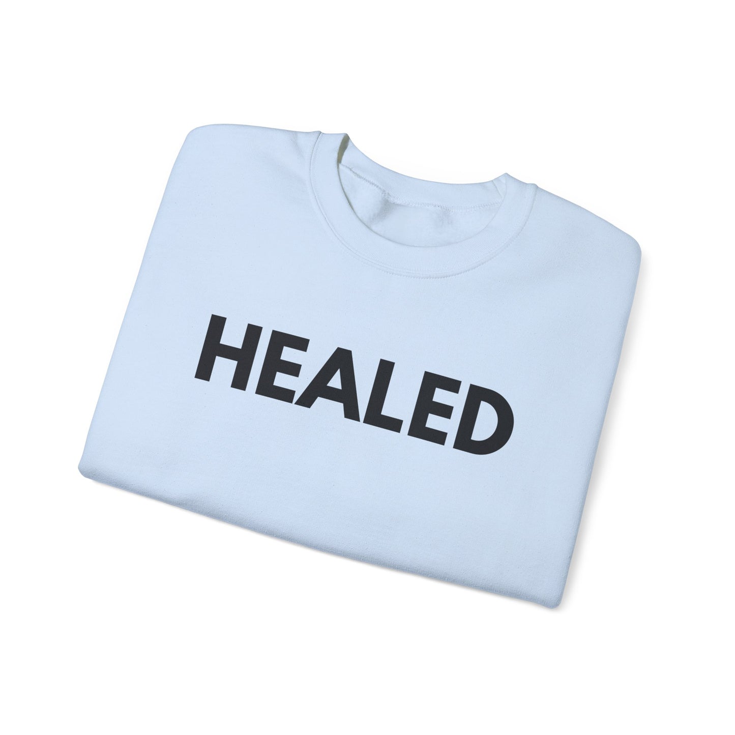 Healed Godly Unisex Heavy Blend™ Crewneck Sweatshirt - Cozy Comfort for Self-Care and Recovery