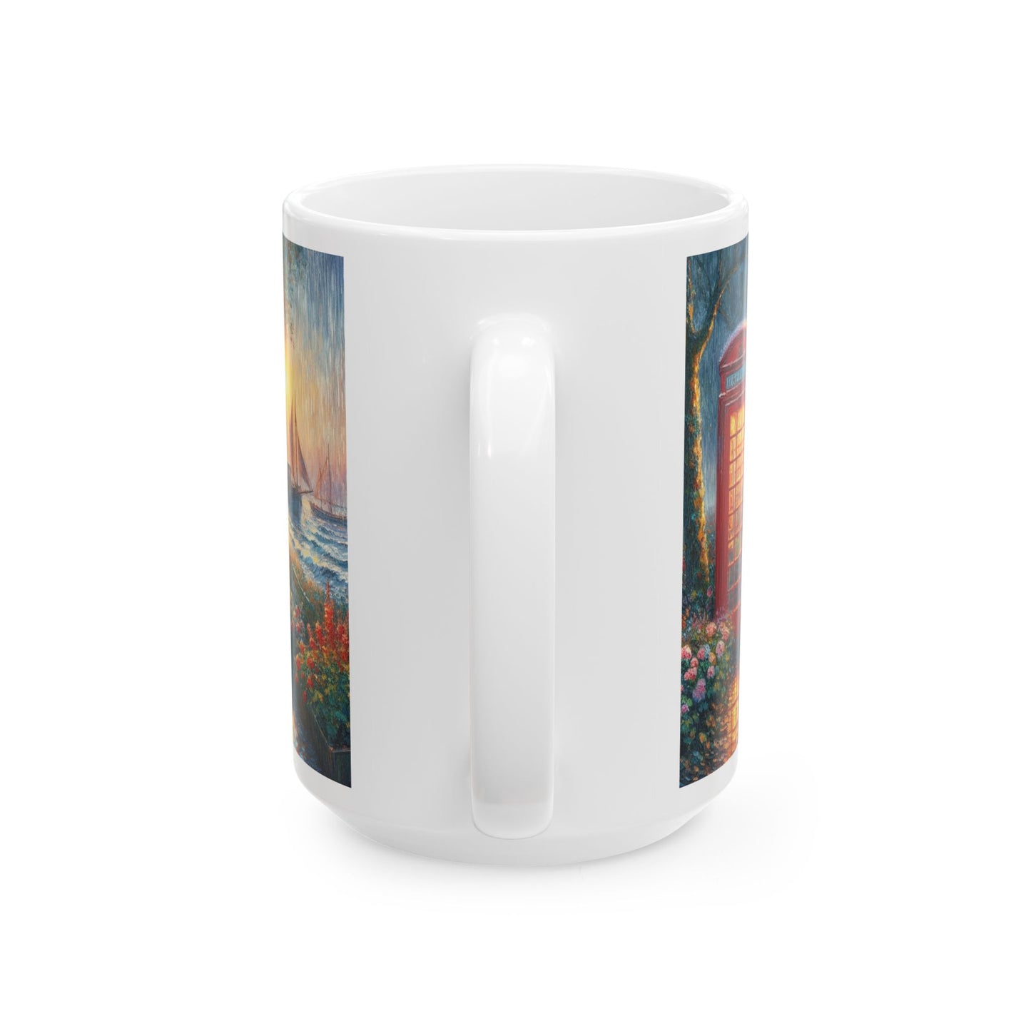 Charming Ceramic Mug with Scenic Artwork | Perfect Gift for Any Occasion