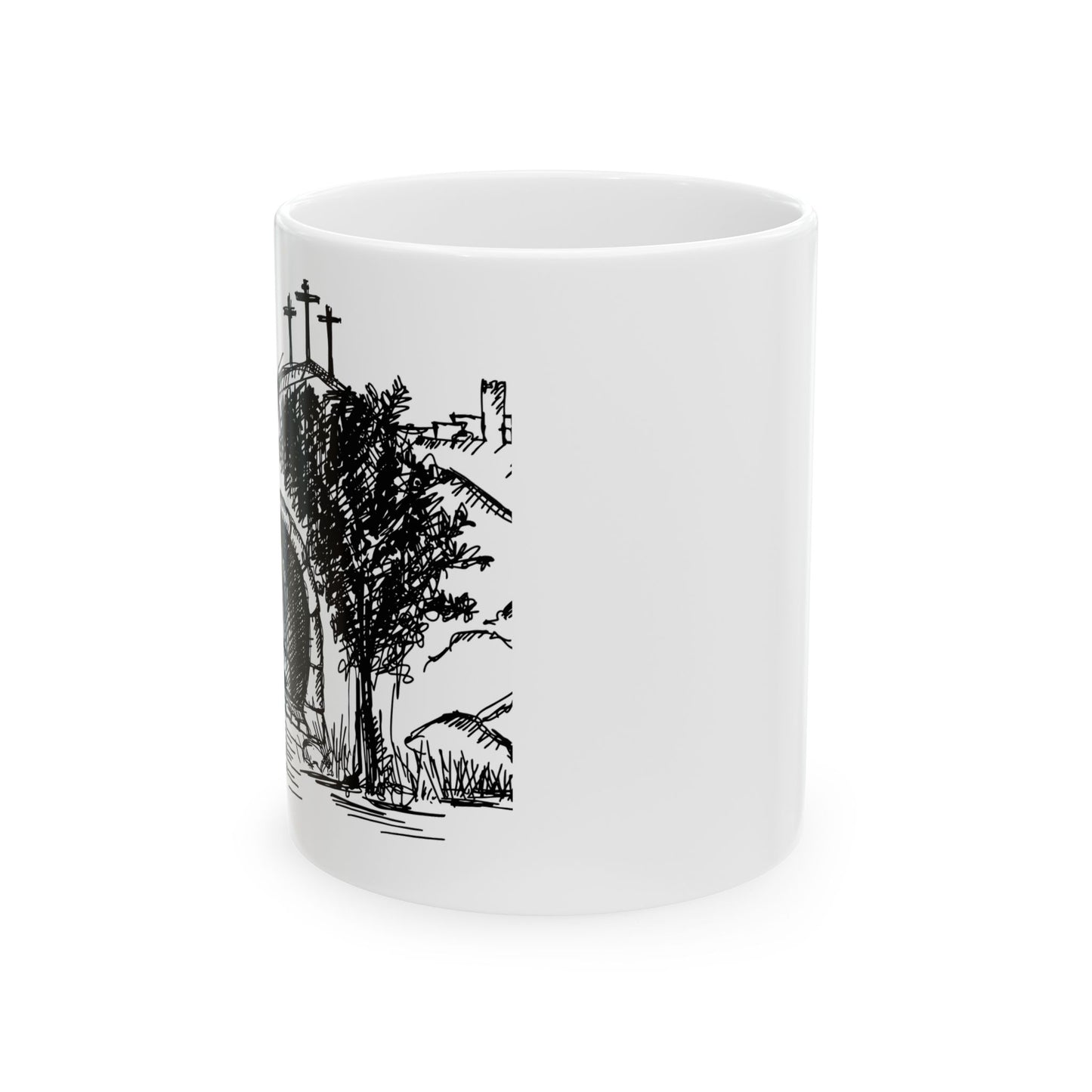 He is Risen - Ceramic Coffee Mug - 11oz & 15oz, Ideal Gift for Art Lovers