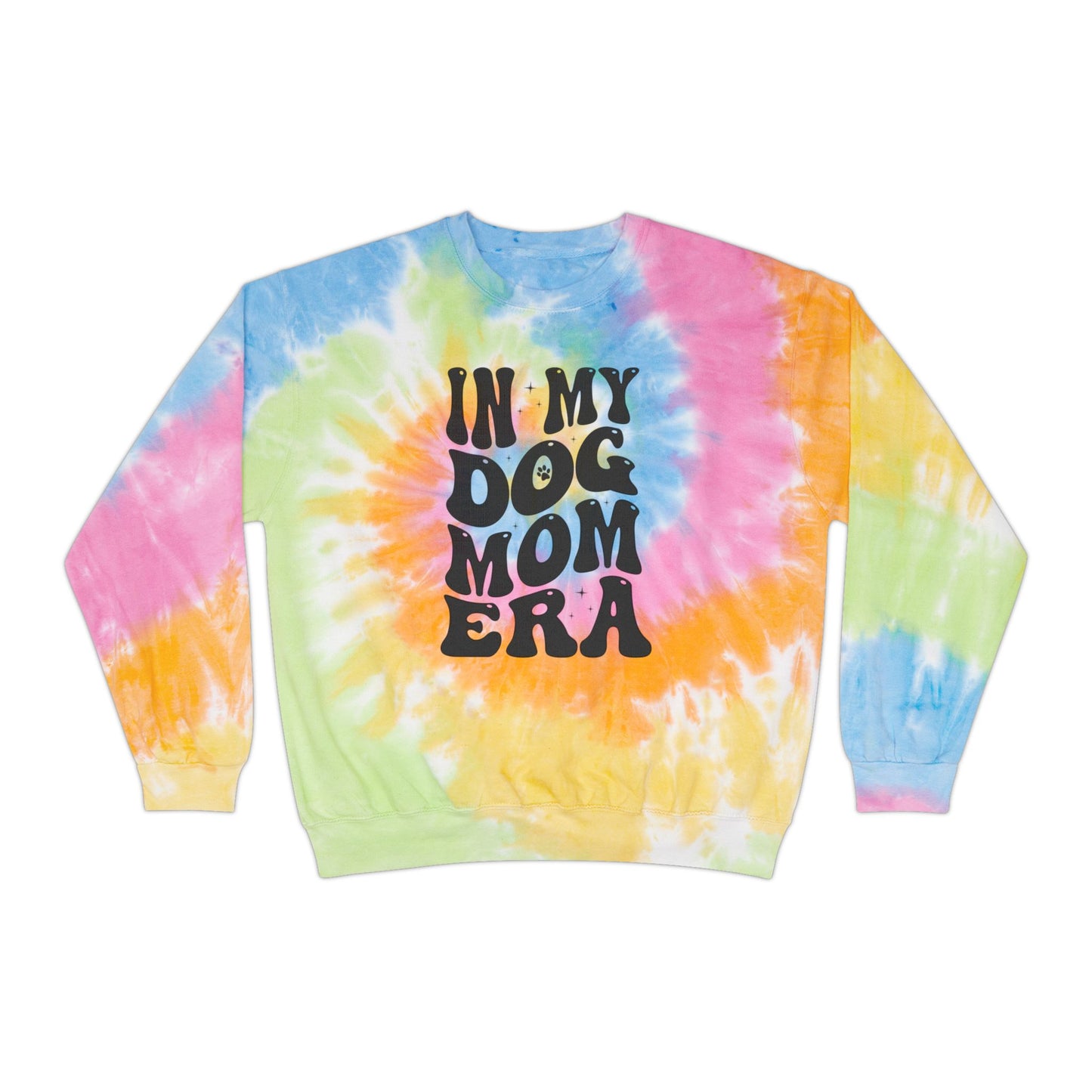 Unisex Tie-Dye Dog Mom Sweatshirt - Cozy & Trendy Pet Lover Gift