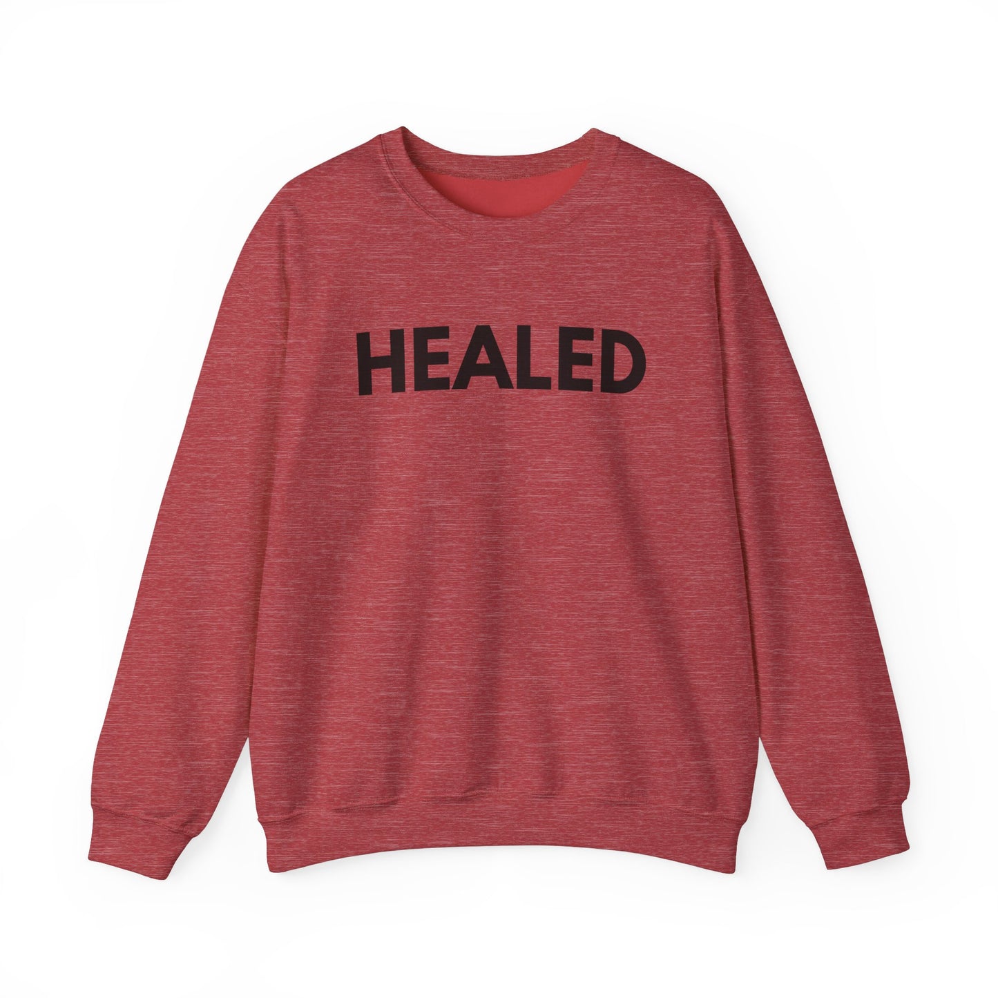 Healed Godly Unisex Heavy Blend™ Crewneck Sweatshirt - Cozy Comfort for Self-Care and Recovery