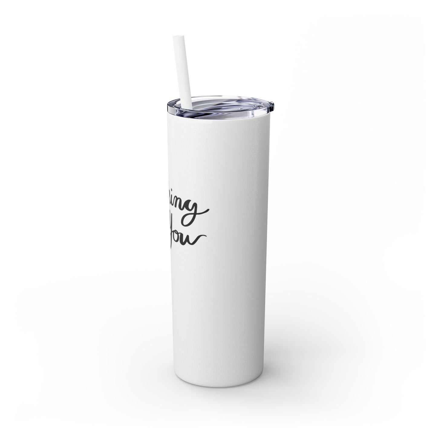 Thoughtful Thinking of You Skinny Tumbler with Straw - 20oz