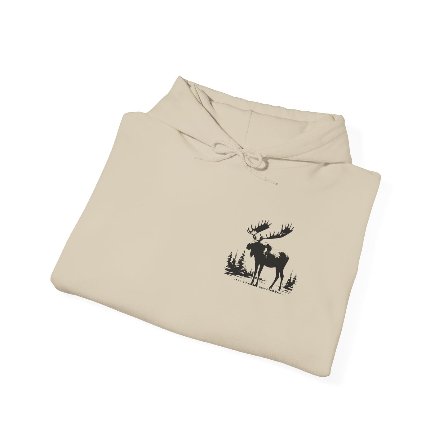 Cozy Moose Graphic Hoodie for Nature Lovers