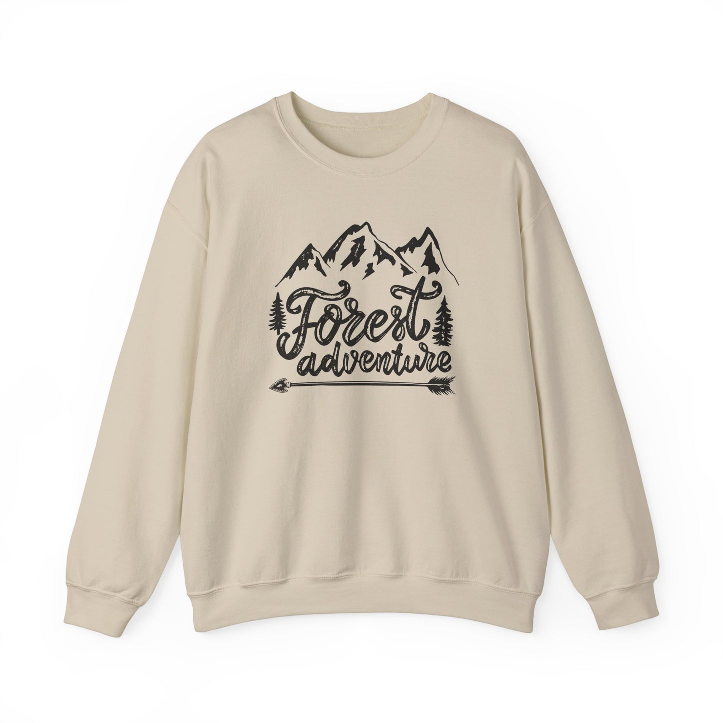 Forest Adventure Unisex Heavy Blend Crewneck Sweatshirt | Perfect for Outdoor Lovers