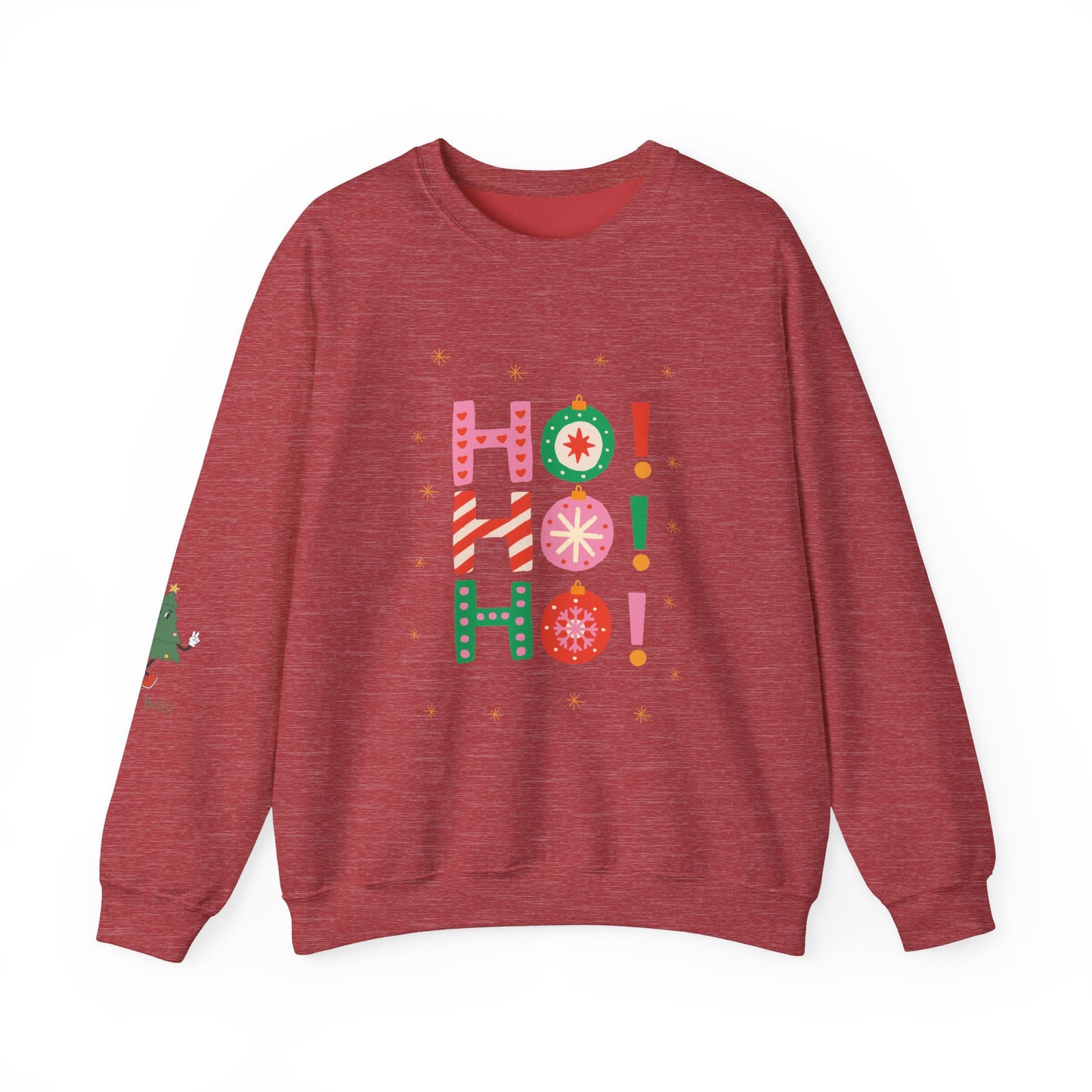 Festive 'Ho Ho Ho!' Unisex Heavy Blend™ Crewneck Sweatshirt