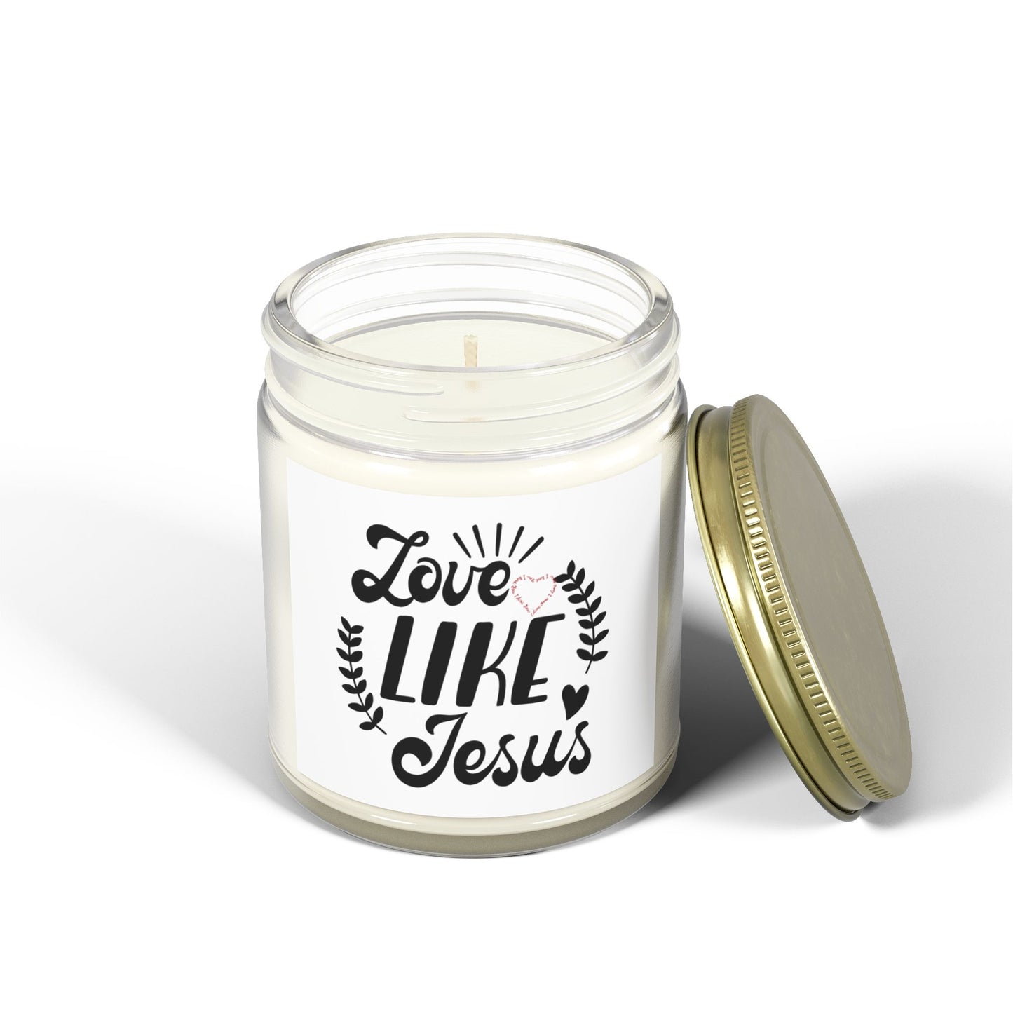 Love Like Jesus Scented Candle - Coconut Apricot Wax (4oz, 9oz)