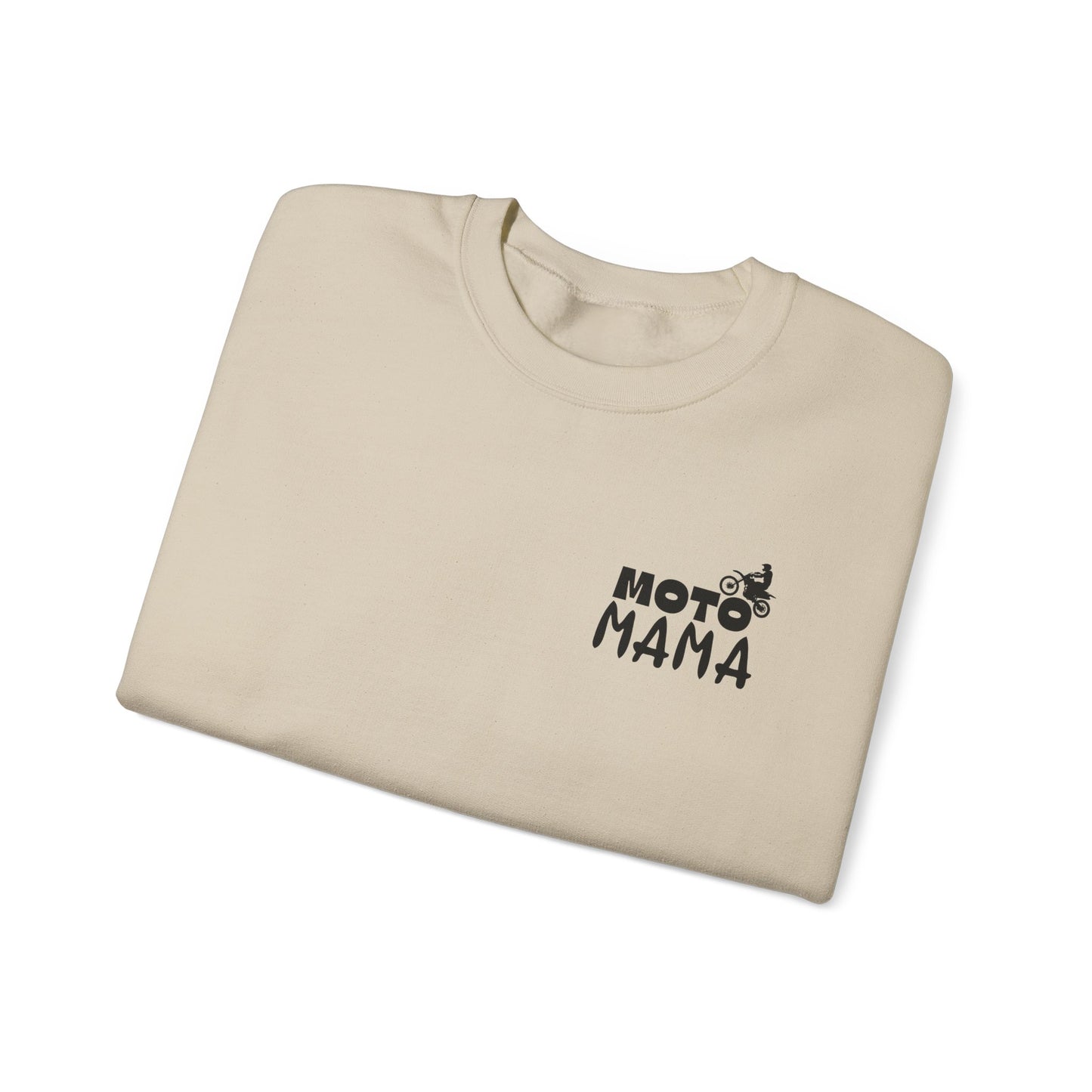 Moto Mama Unisex Heavy Blend™ Crewneck Sweatshirt - Perfect Gift for Motorcycle Moms