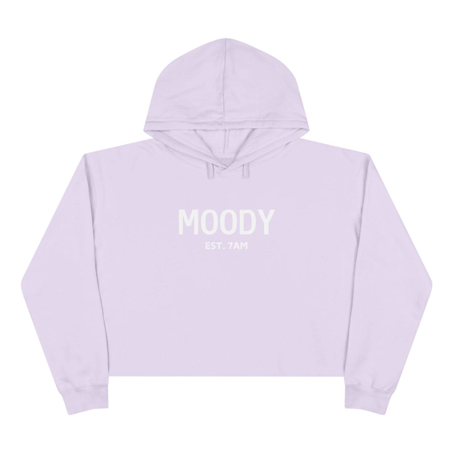 Moody Crop Hoodie - Stylish and Comfy Casual Wear for Every Mood