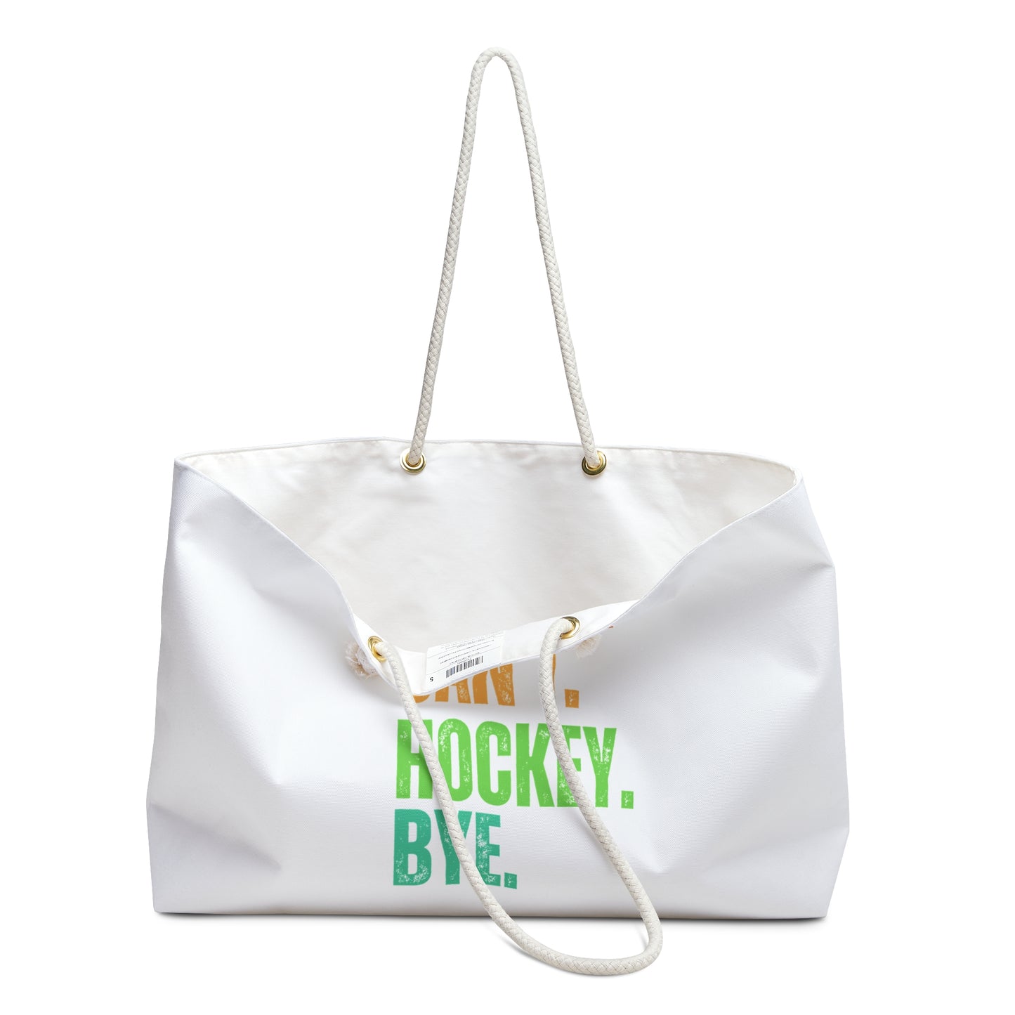 Colorful Hockey Weekender Bag - Perfect for Sports Lovers