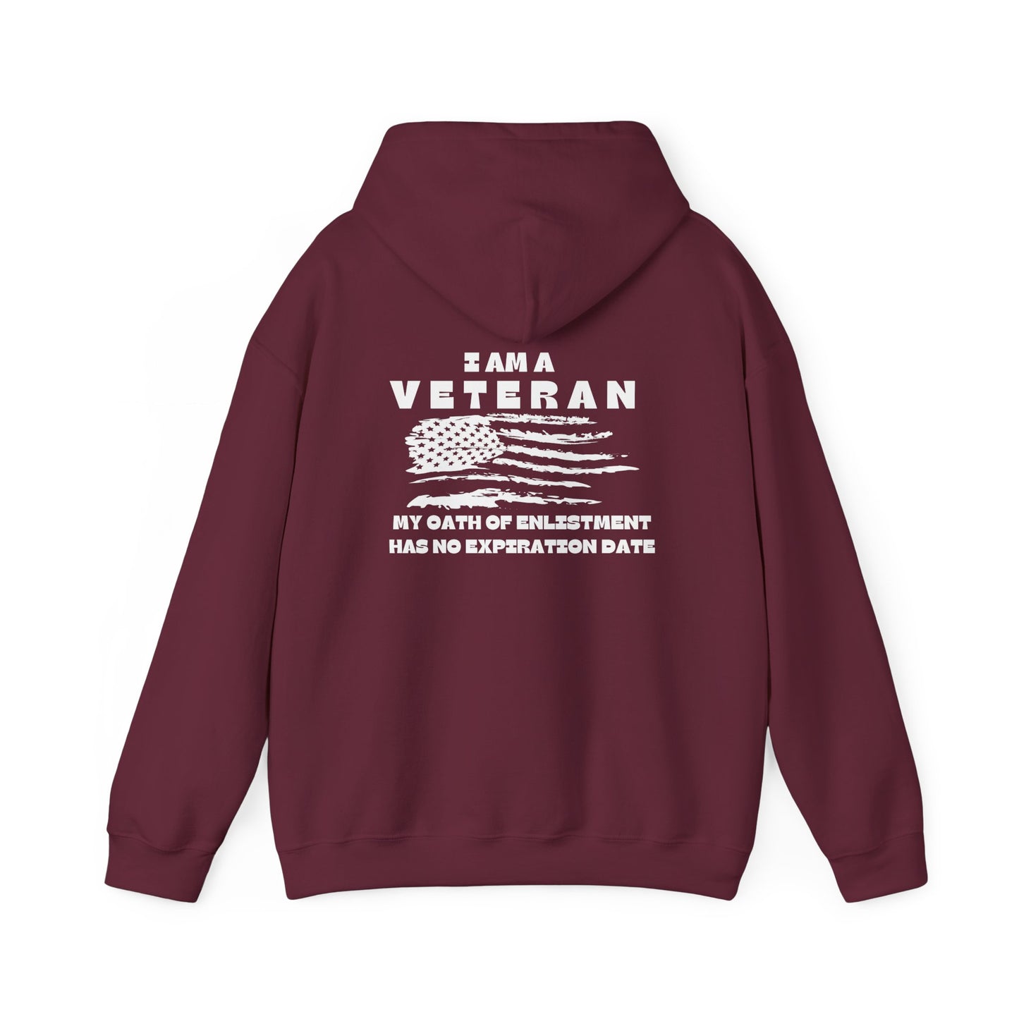 I AM A VETERAN - Cozy Unisex Heavy Blend™ Hooded Sweatshirt