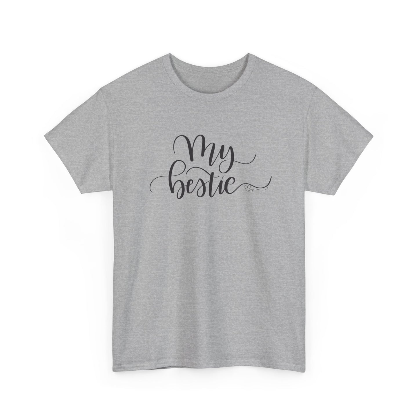 My Bestie Unisex Heavy Cotton Tee - Perfect Gift for Friends!