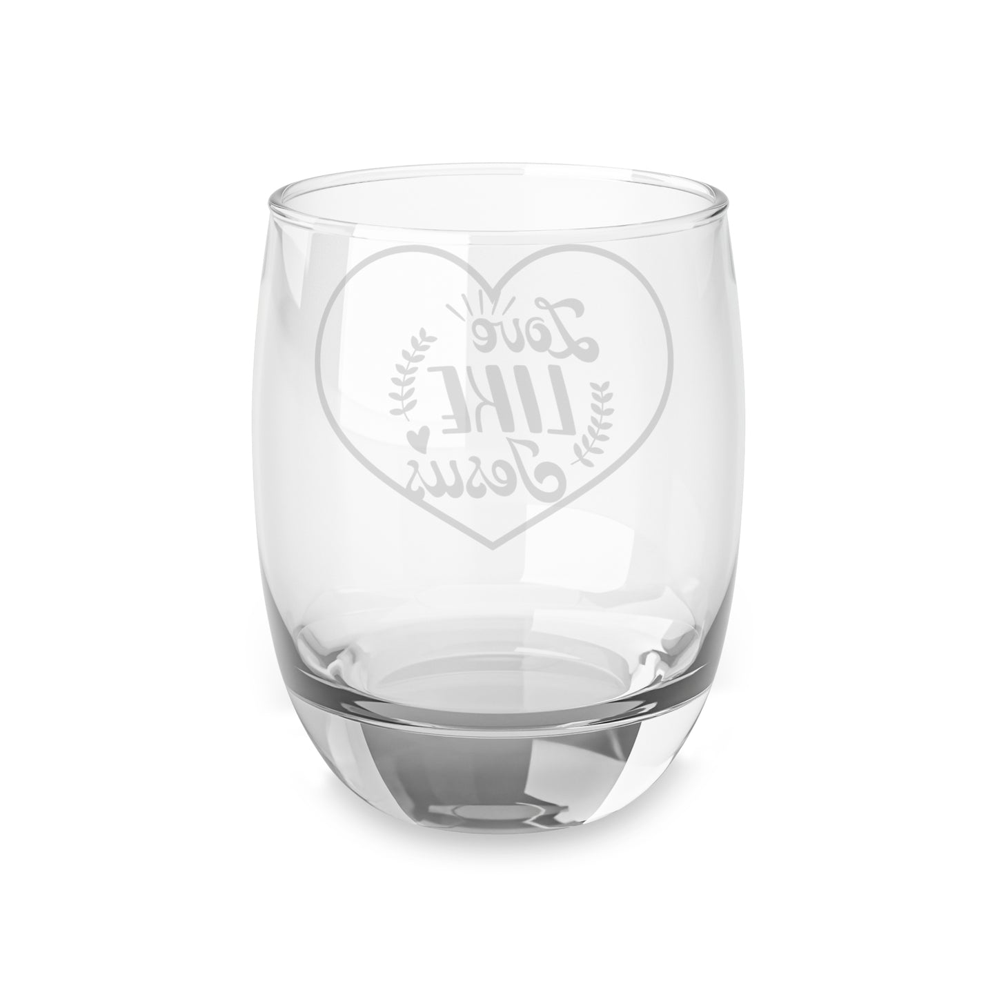 Love Like Jesus Whiskey Glass - Inspirational Glassware for Faith & Celebration