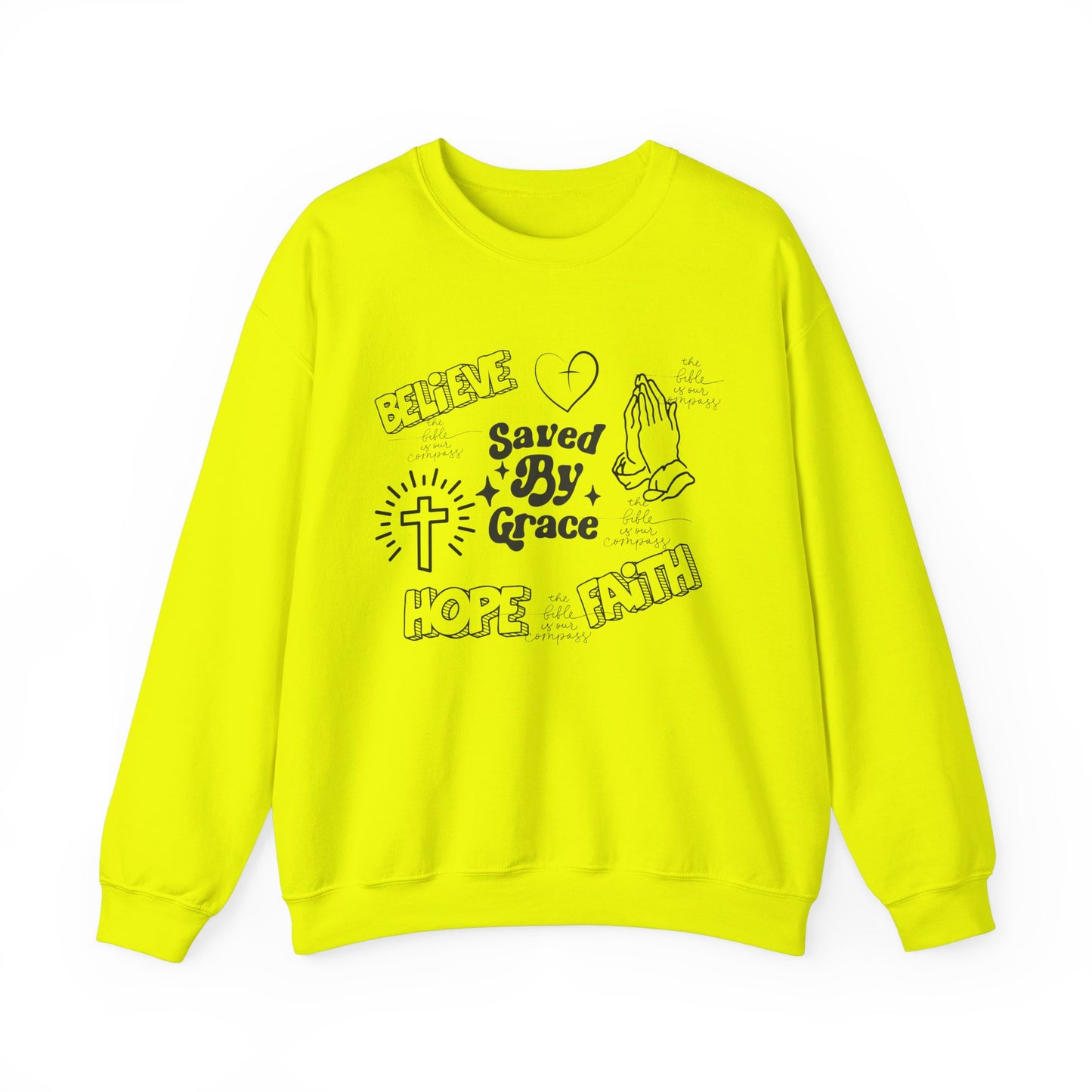 Faith & Grace Crewneck Sweatshirt - Unisex Heavy Blend™ - Perfect for Everyday Inspiration