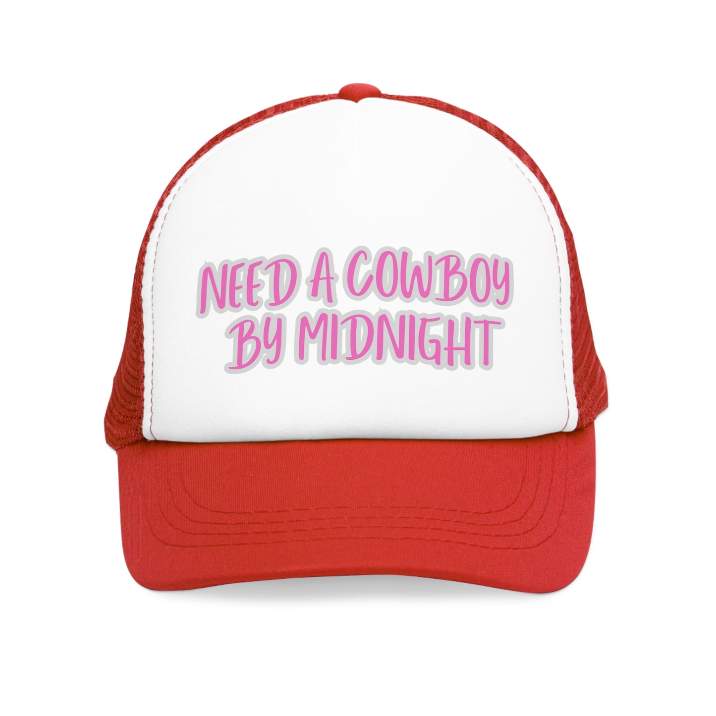 New Years Eve Need A Cowboy By Midnight Mesh Cap