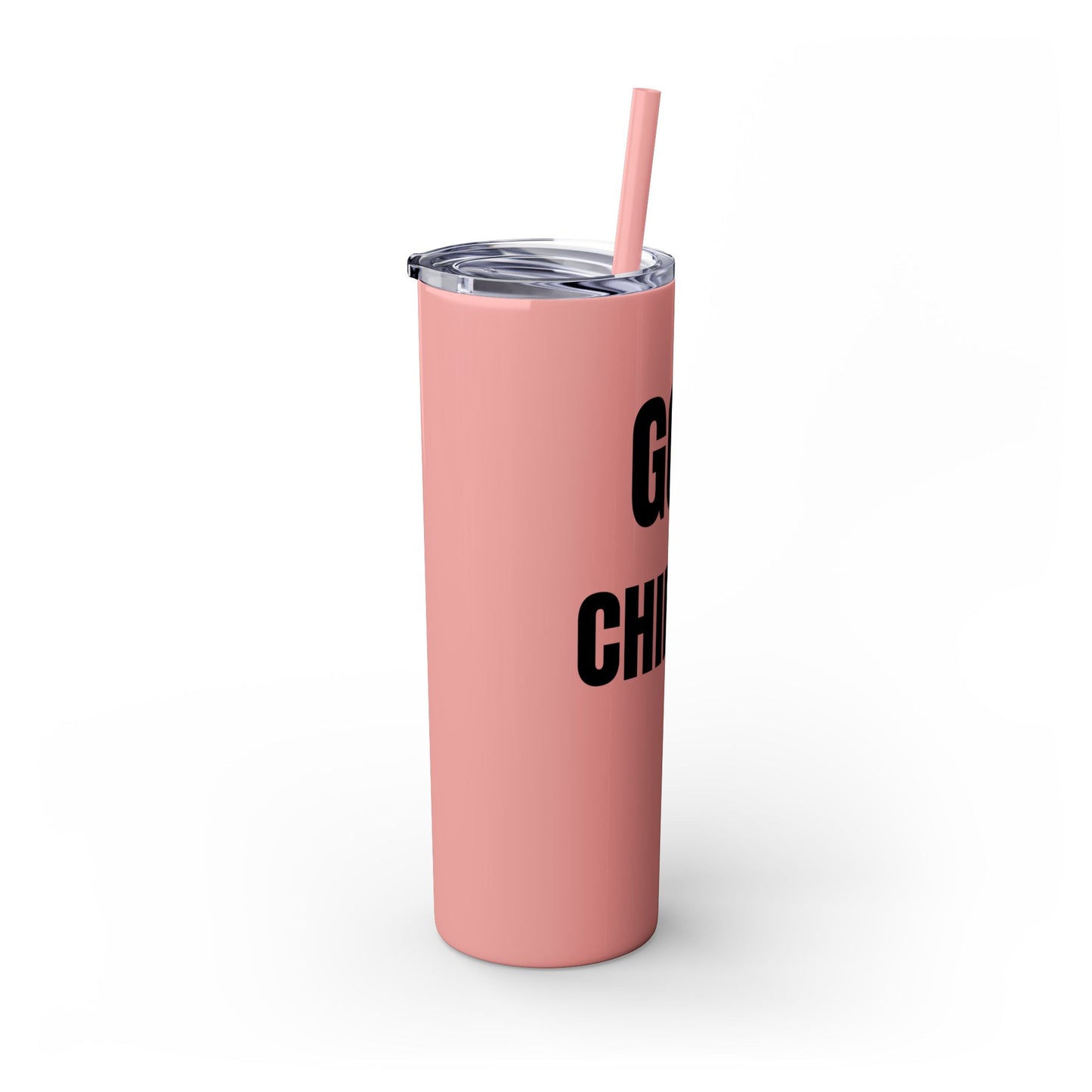 Got Chirps? Hockey Skinny Tumbler with Straw - Fun 20oz Drinkware